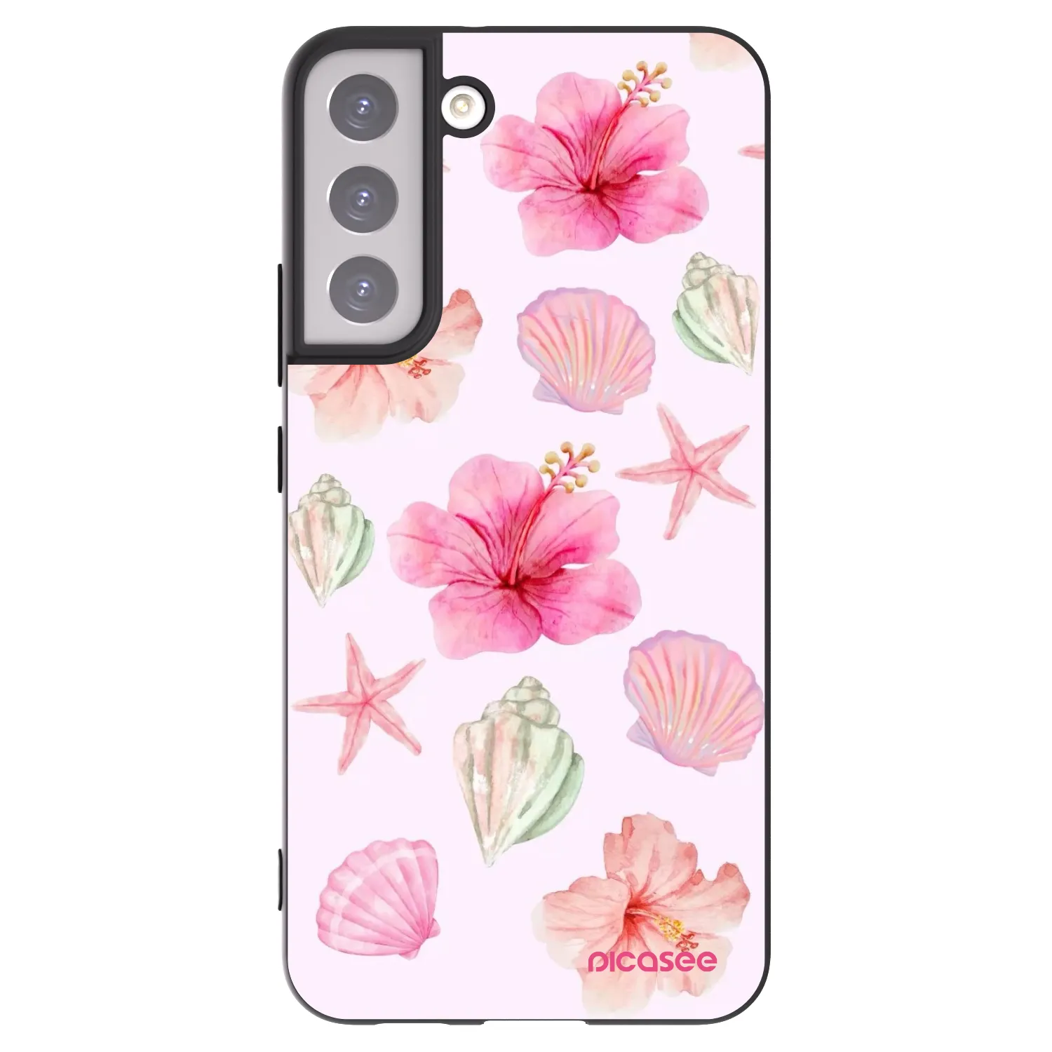 Picasee husă neagră din silicon pentru Samsung Galaxy S22+ 5G - Blush Lagoon