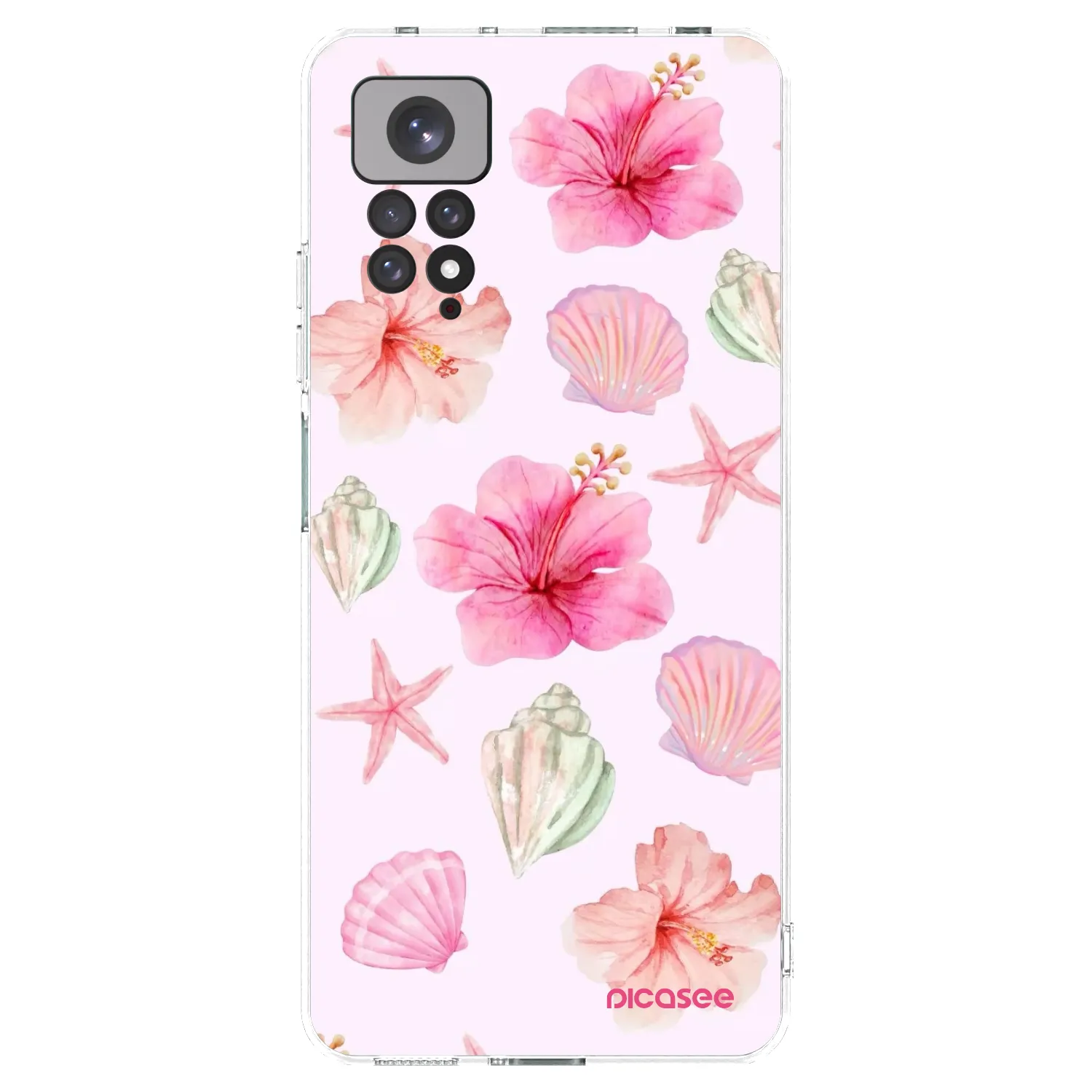 Picasee husă transparentă din silicon pentru Xiaomi Redmi Note 11 - Blush Lagoon