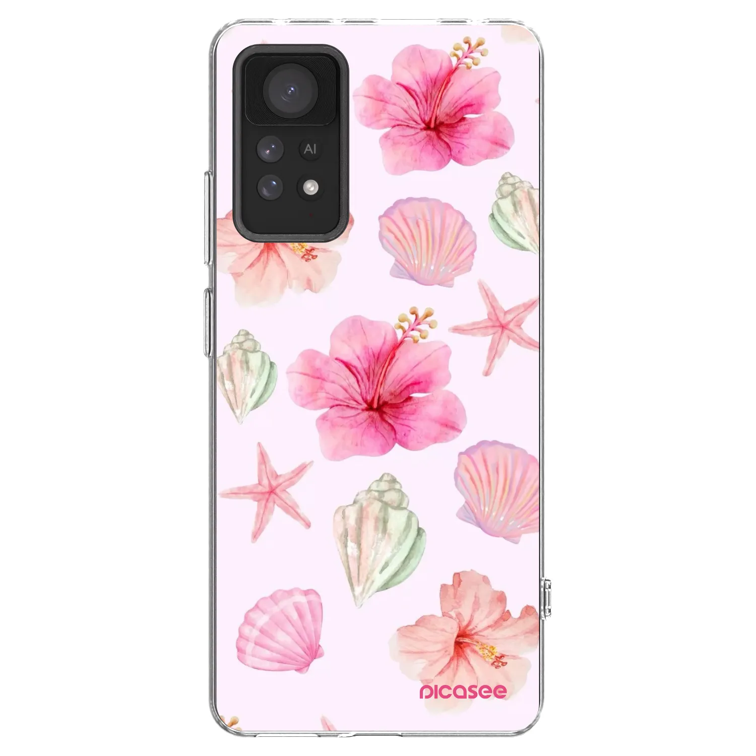 Picasee husă transparentă din silicon pentru Xiaomi Redmi Note 11 Pro 5G - Blush Lagoon