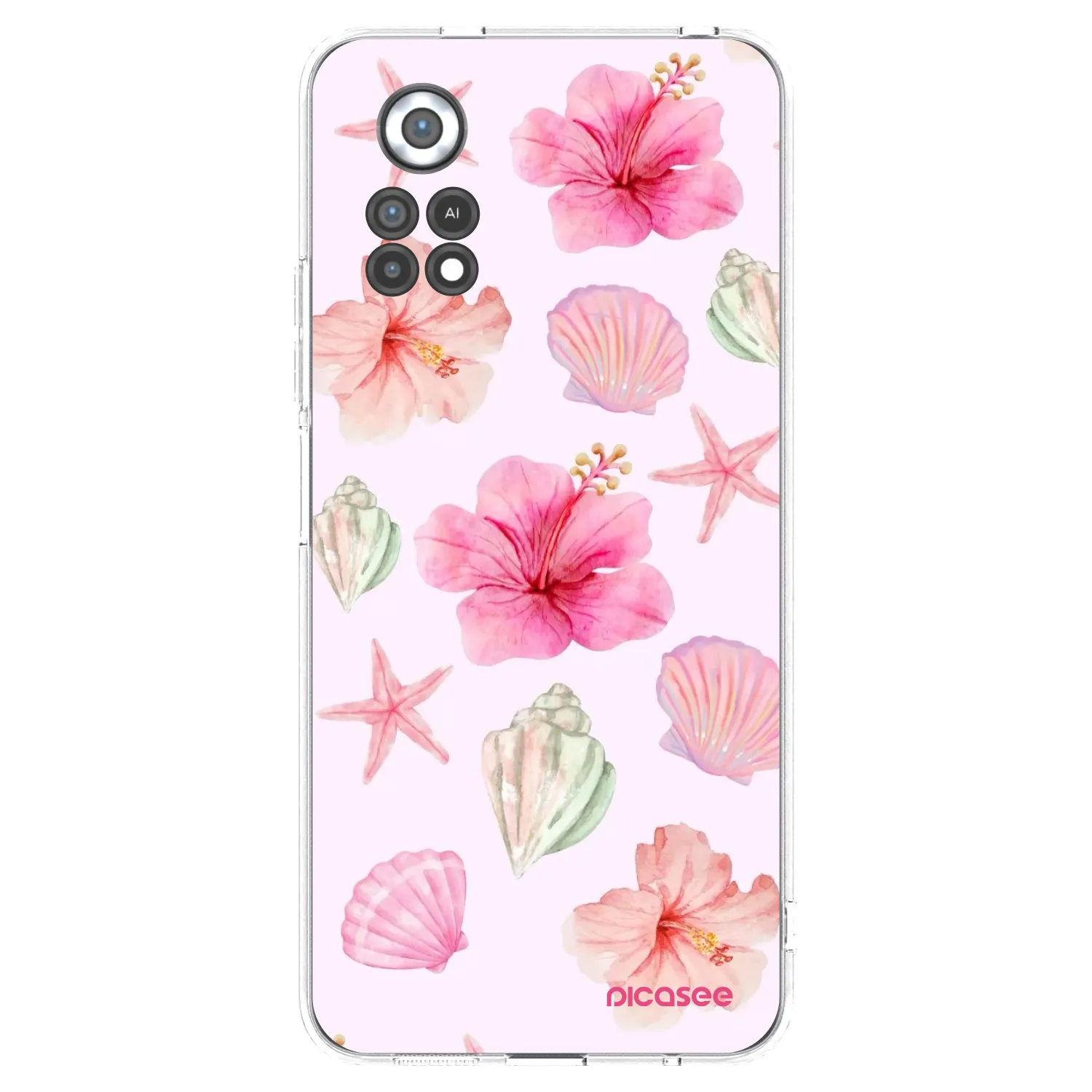 Picasee husă transparentă din silicon pentru Xiaomi Poco X4 Pro 5G - Blush Lagoon