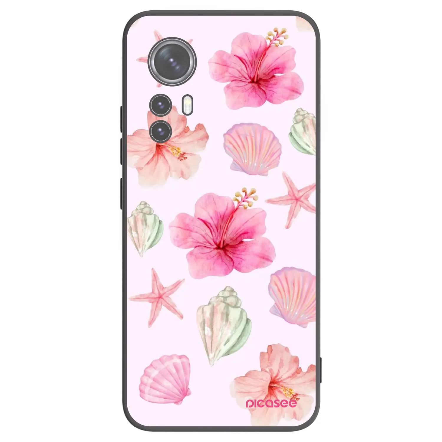 Picasee husă neagră din silicon pentru Xiaomi 12 - Blush Lagoon