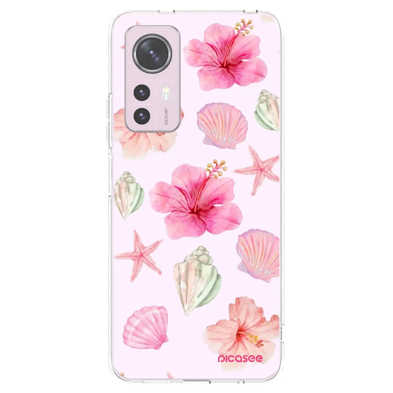 Picasee husă transparentă din silicon pentru Xiaomi 12 - Blush Lagoon