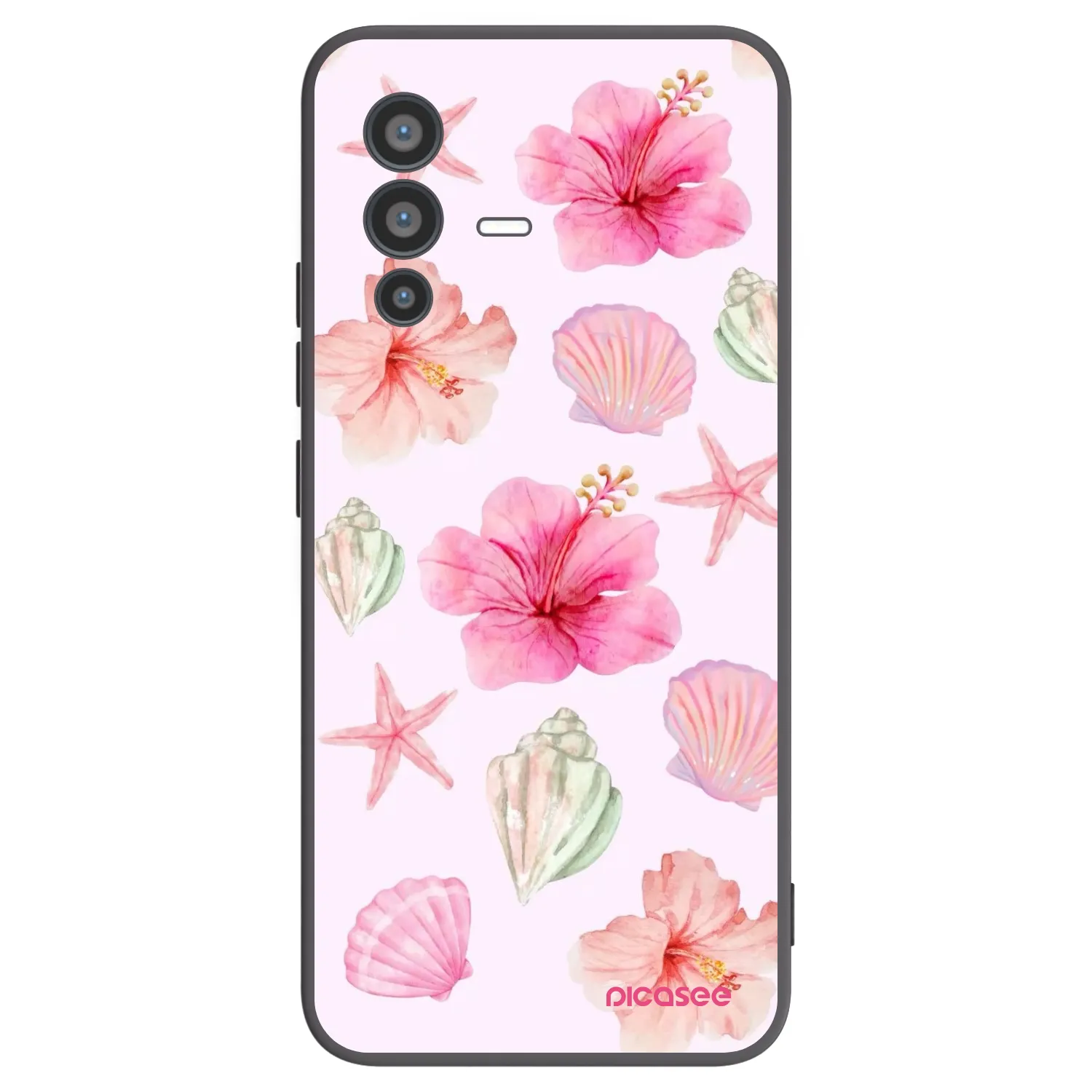 Picasee husă neagră din silicon pentru Vivo V23 5G - Blush Lagoon