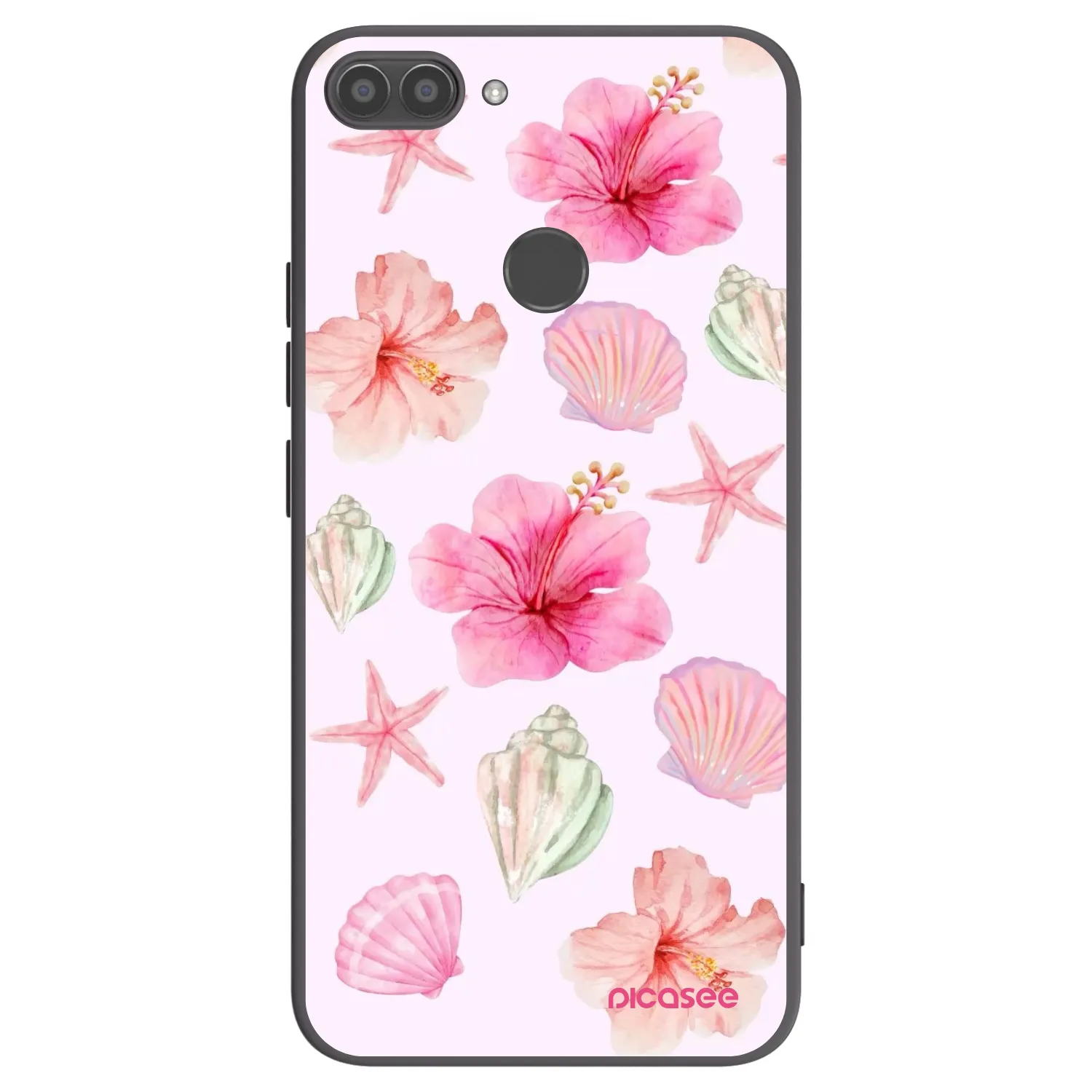 Picasee husă neagră din silicon pentru Huawei P Smart - Blush Lagoon