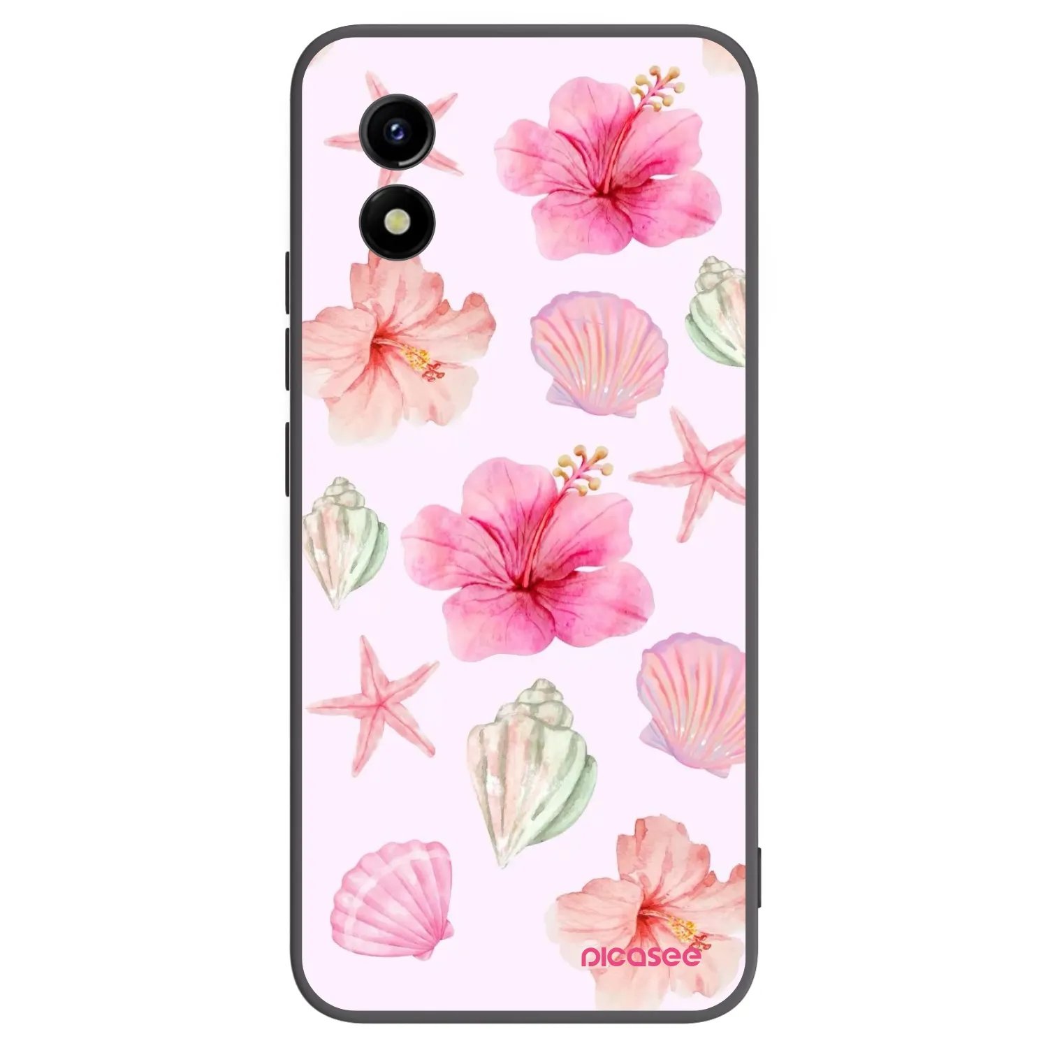 Picasee husă neagră din silicon pentru Vivo Y01 - Blush Lagoon