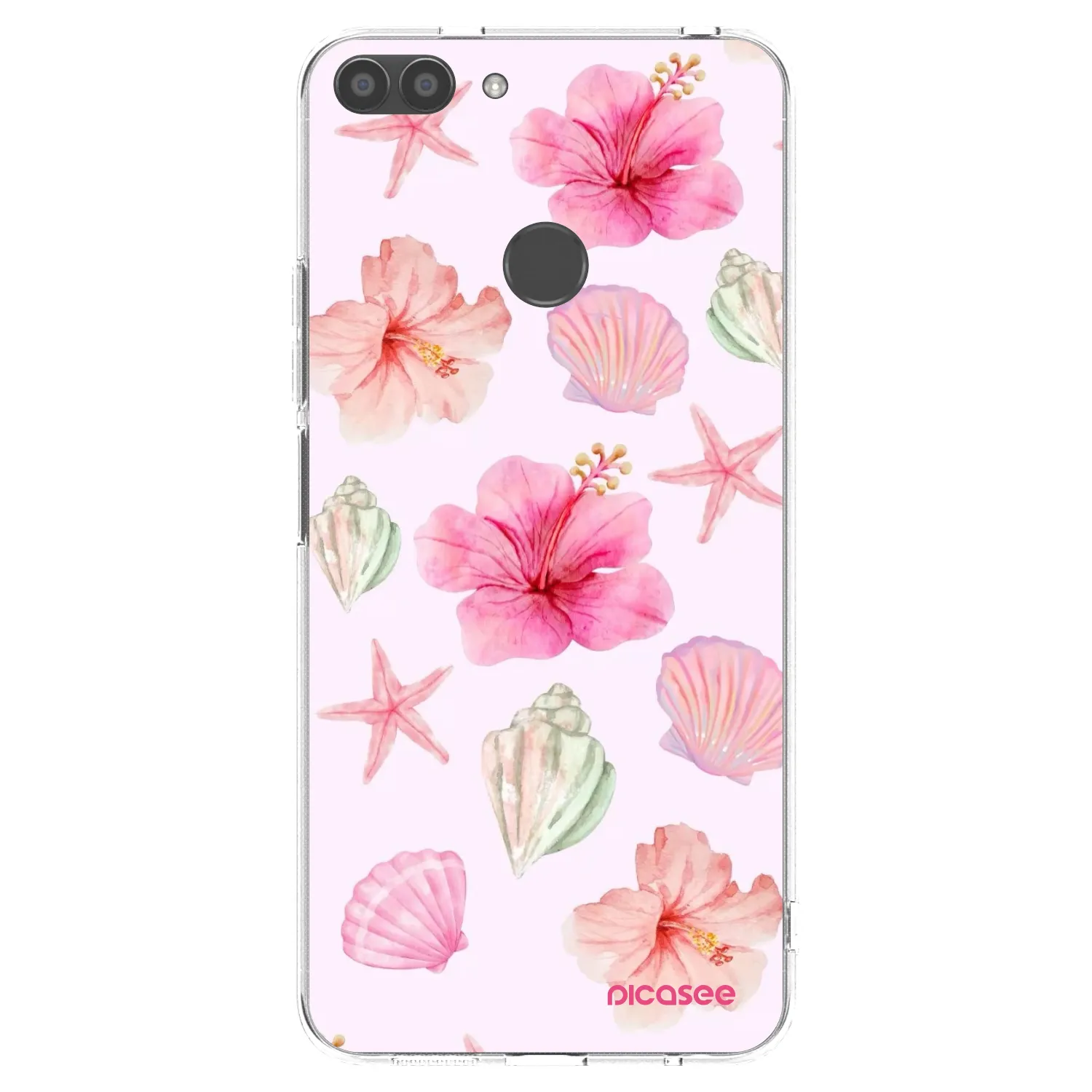 Picasee husă transparentă din silicon pentru Huawei P Smart - Blush Lagoon