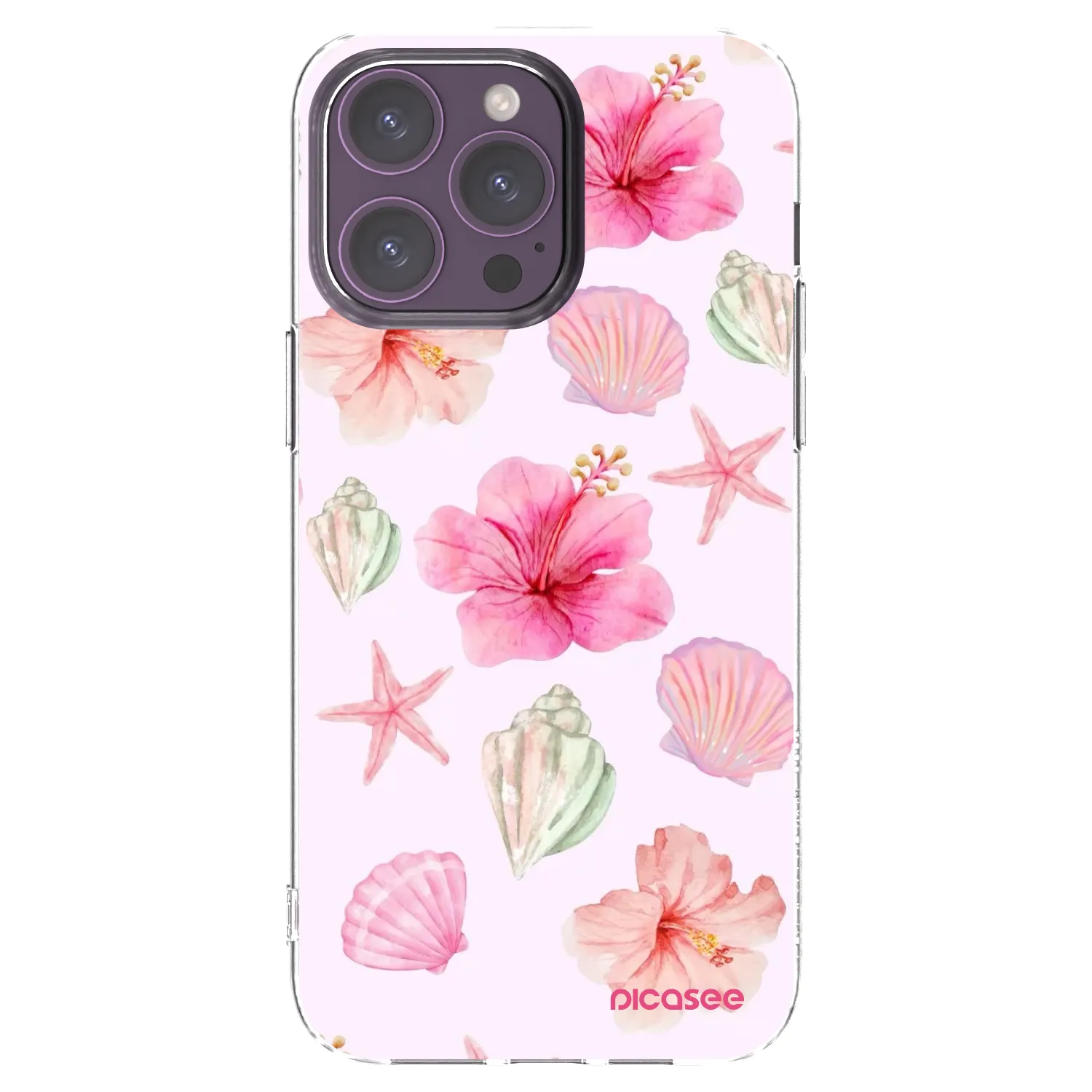 Picasee husă transparentă din silicon pentru Apple iPhone 14 Pro Max - Blush Lagoon