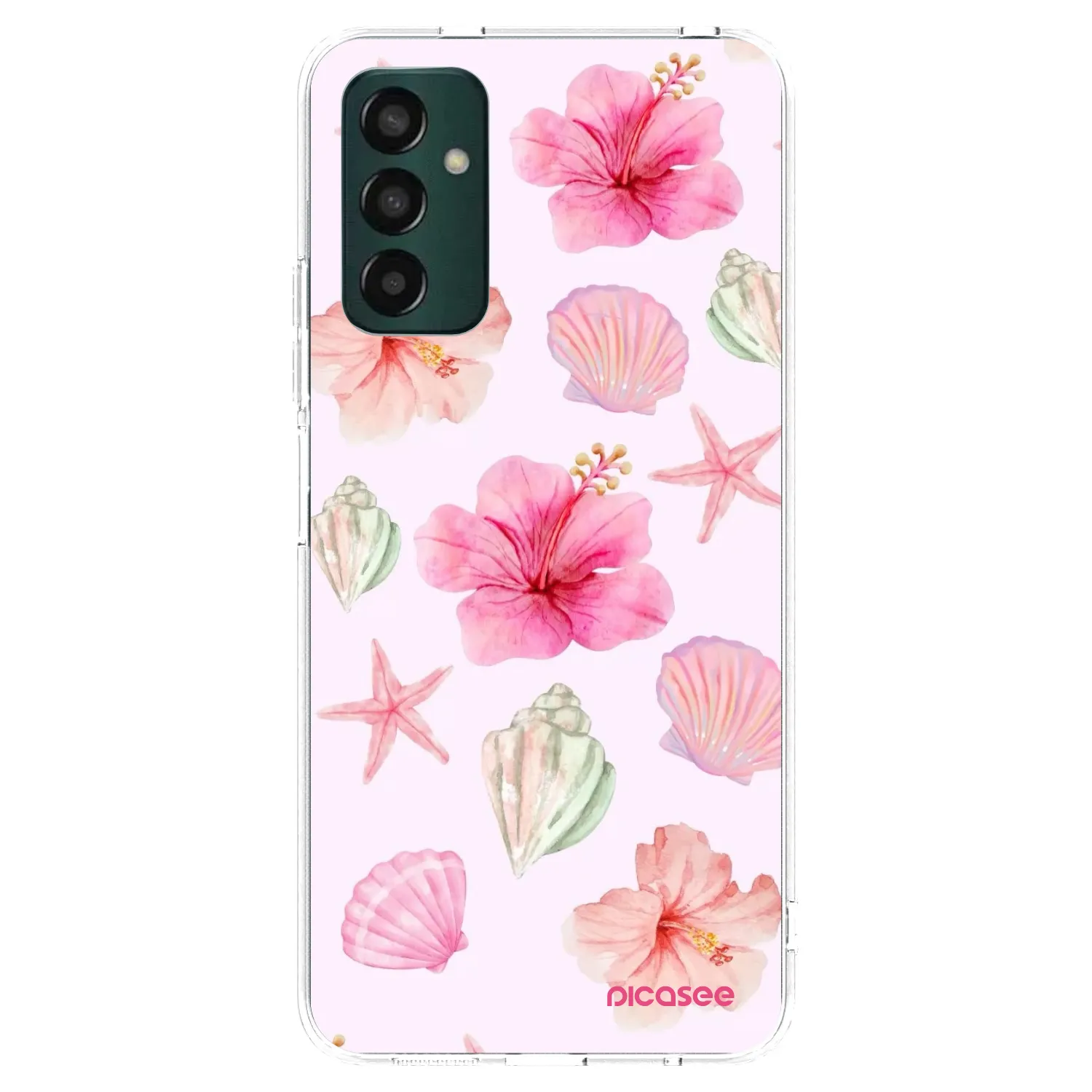 Picasee husă transparentă din silicon pentru Samsung Galaxy M13 M135F - Blush Lagoon