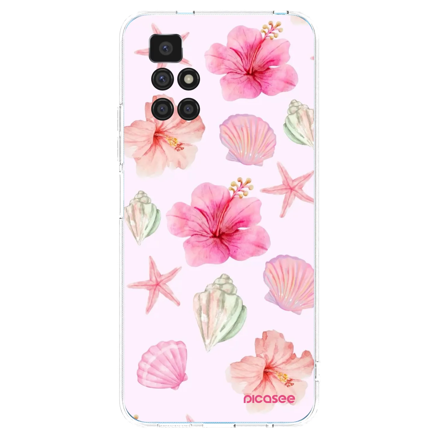 Picasee husă transparentă din silicon pentru Xiaomi Redmi 10 (2022) - Blush Lagoon