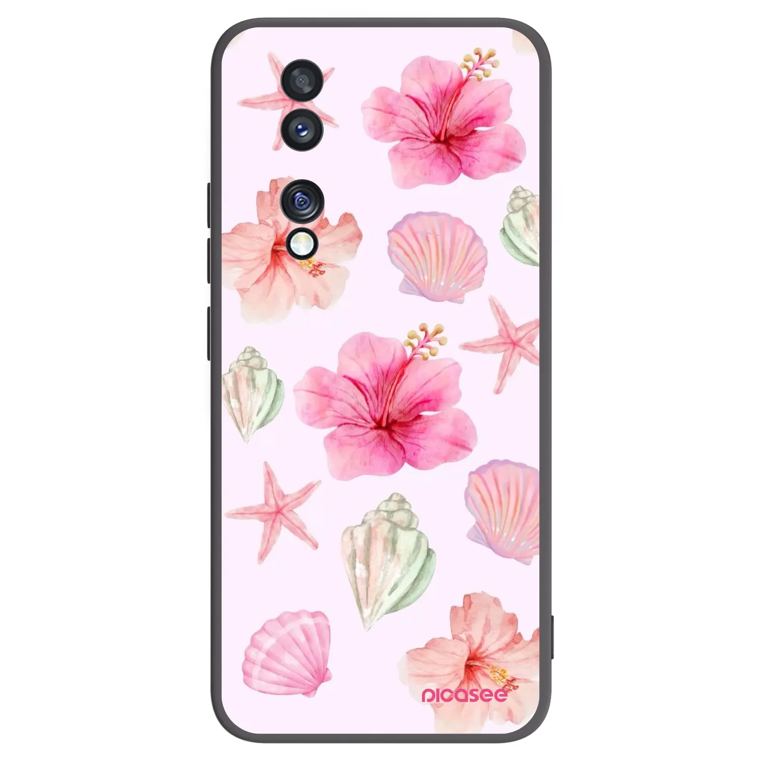 Picasee husă neagră din silicon pentru Honor 70 - Blush Lagoon
