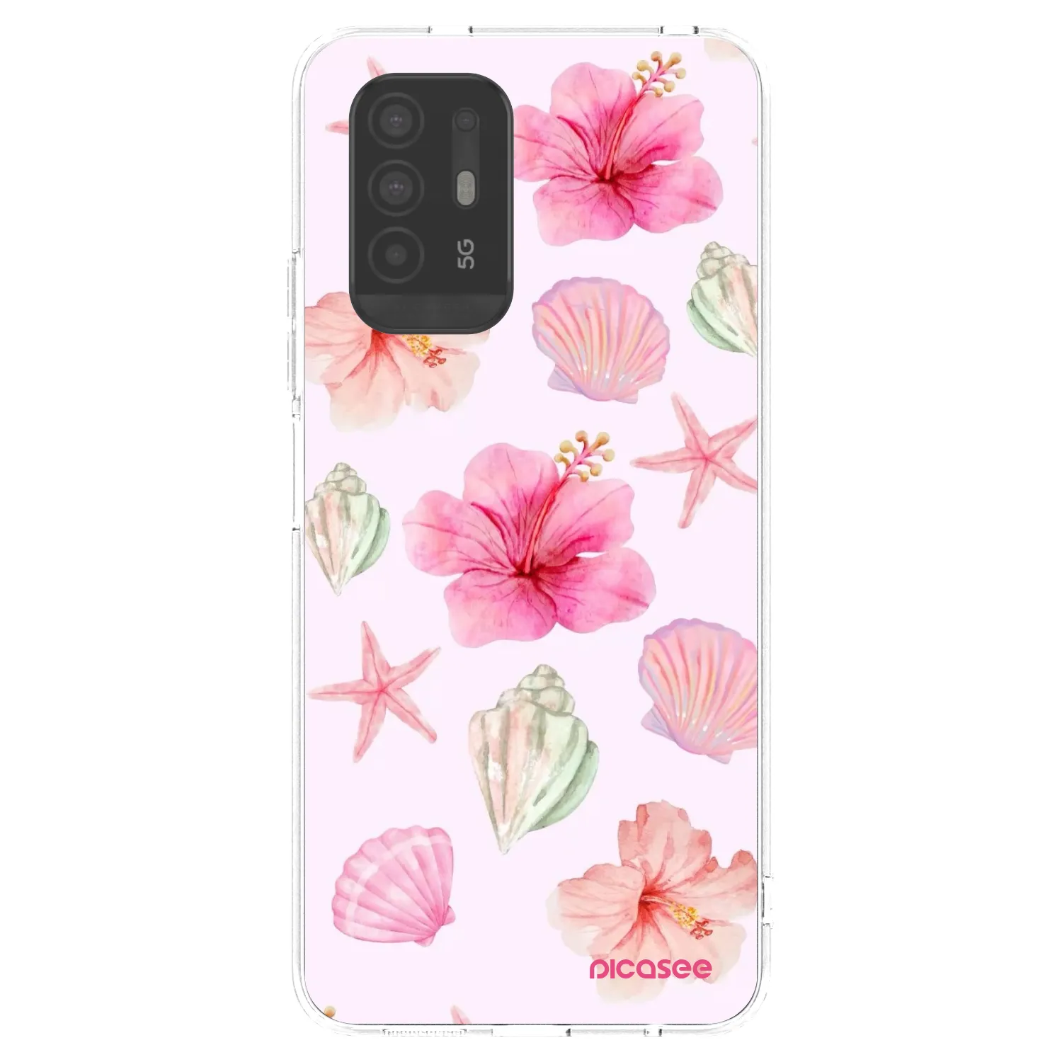 Picasee husă transparentă din silicon pentru OPPO A94 5G - Blush Lagoon