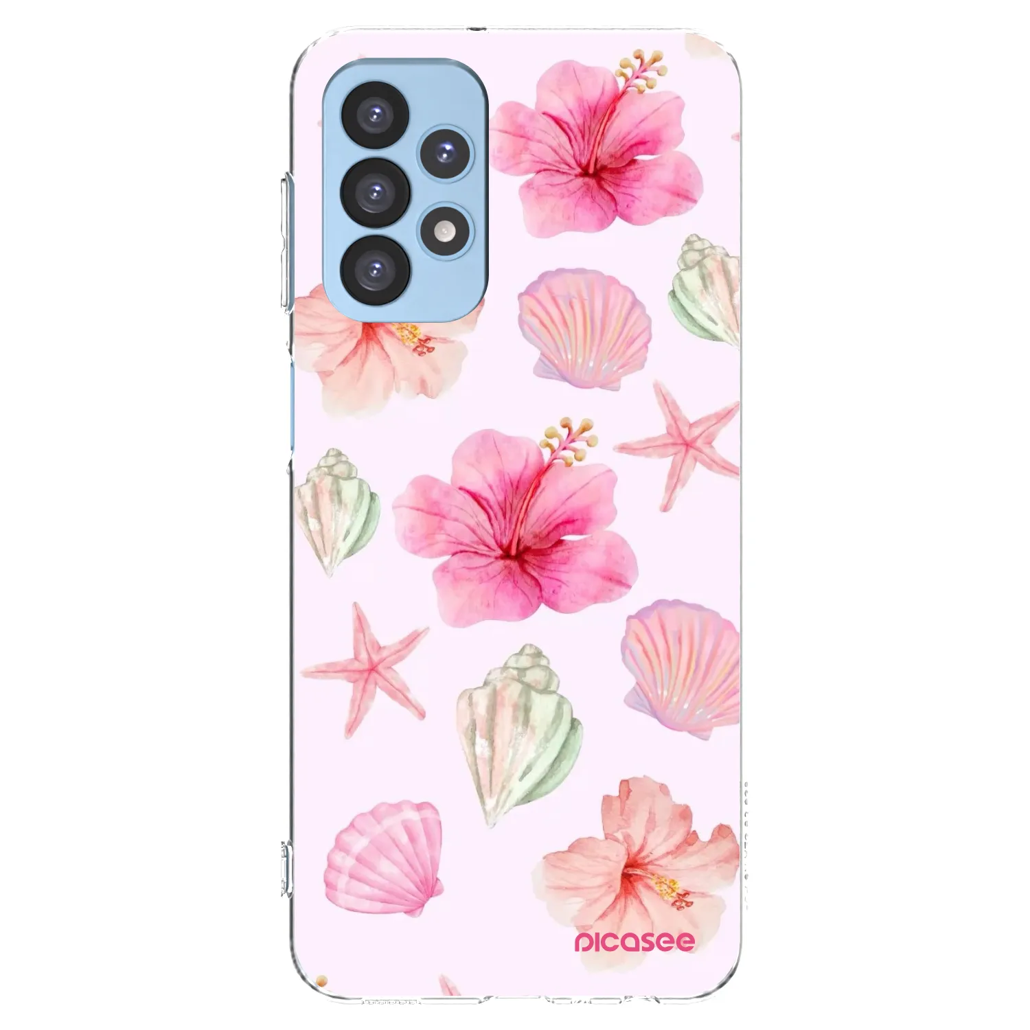 Picasee husă transparentă din silicon pentru Samsung Galaxy A23 A235F 4G - Blush Lagoon
