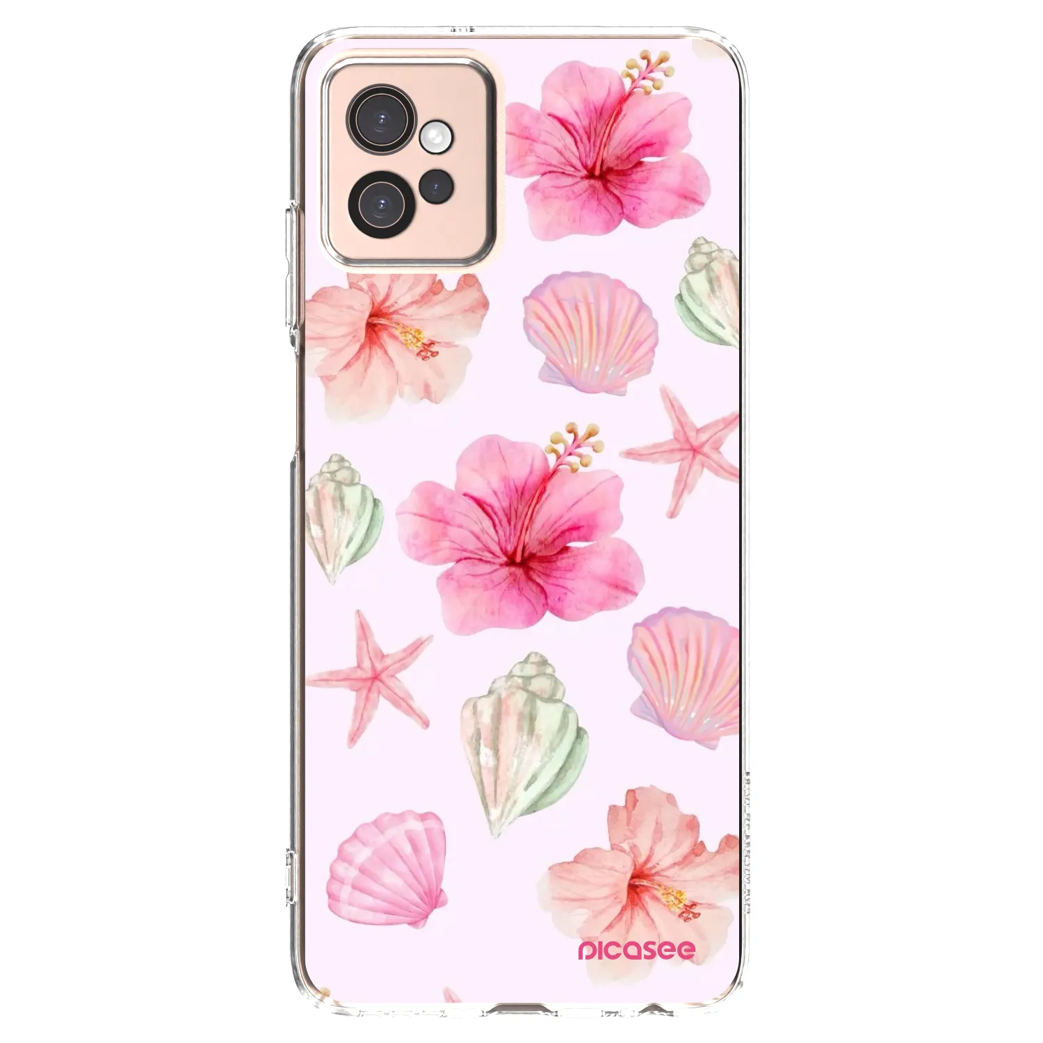 Picasee husă transparentă din silicon pentru Motorola Moto G32 - Blush Lagoon