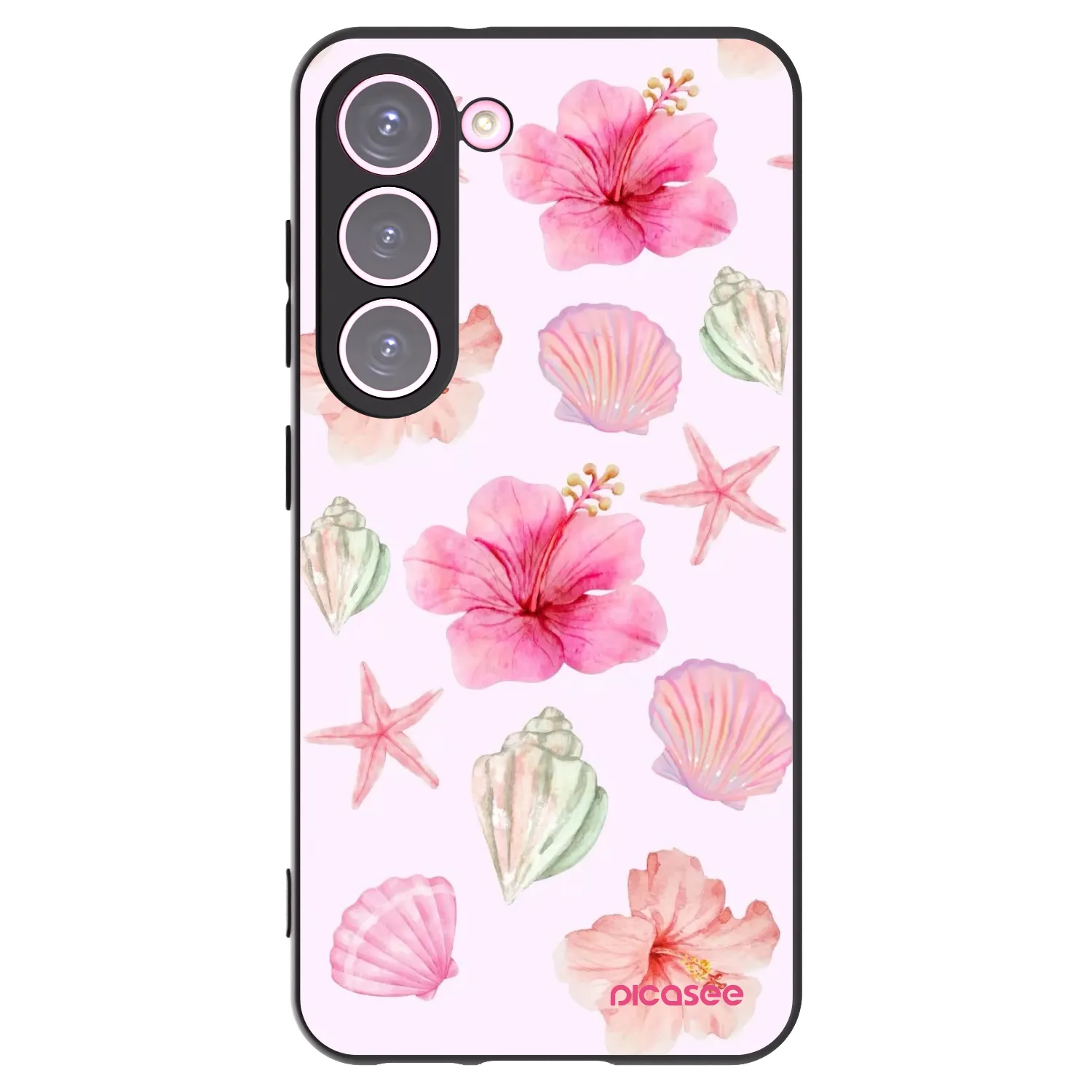 Picasee husă neagră din silicon pentru Samsung Galaxy S23 5G - Blush Lagoon