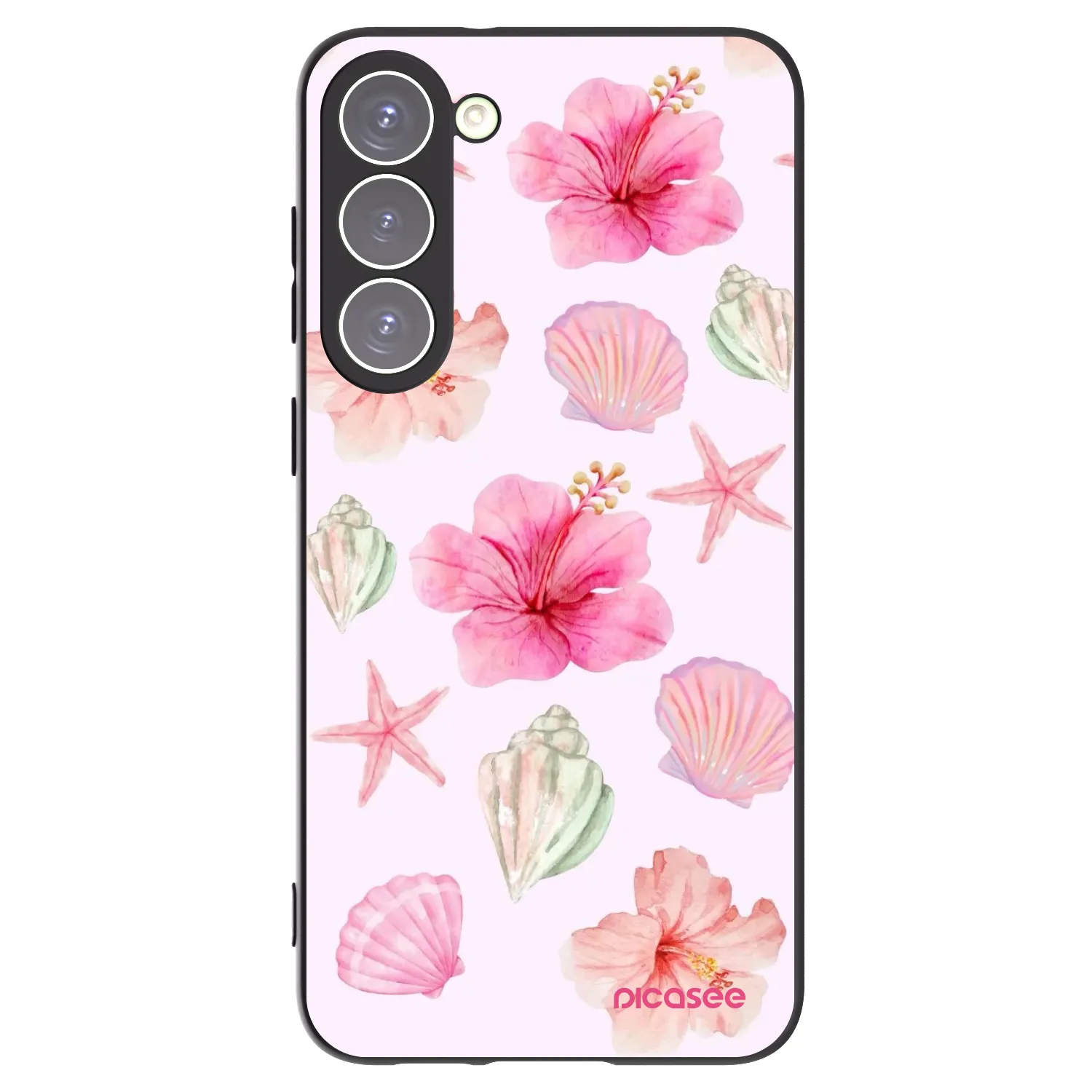 Picasee husă neagră din silicon pentru Samsung Galaxy S23+ 5G - Blush Lagoon