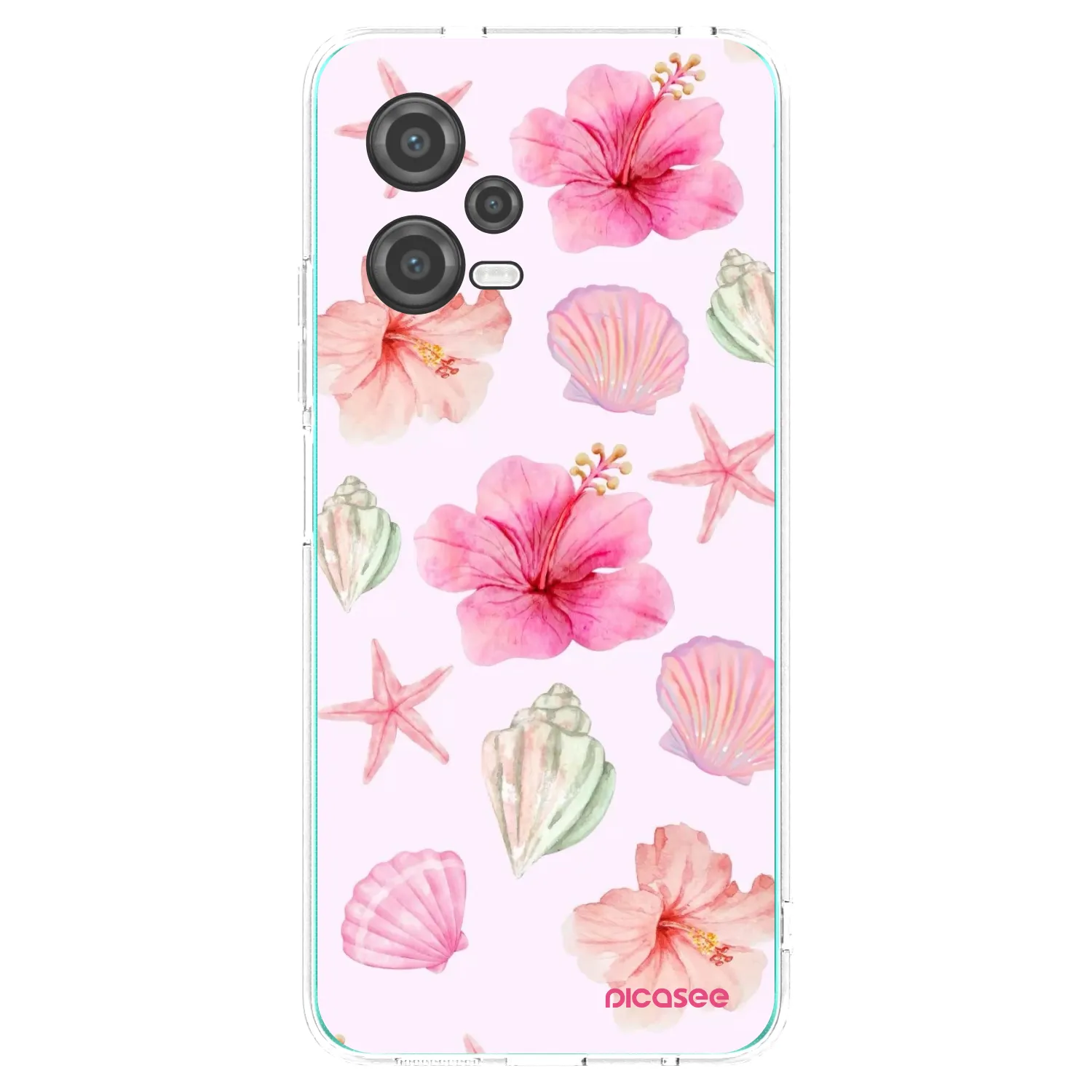 Picasee husă transparentă din silicon pentru Xiaomi Poco X5 - Blush Lagoon