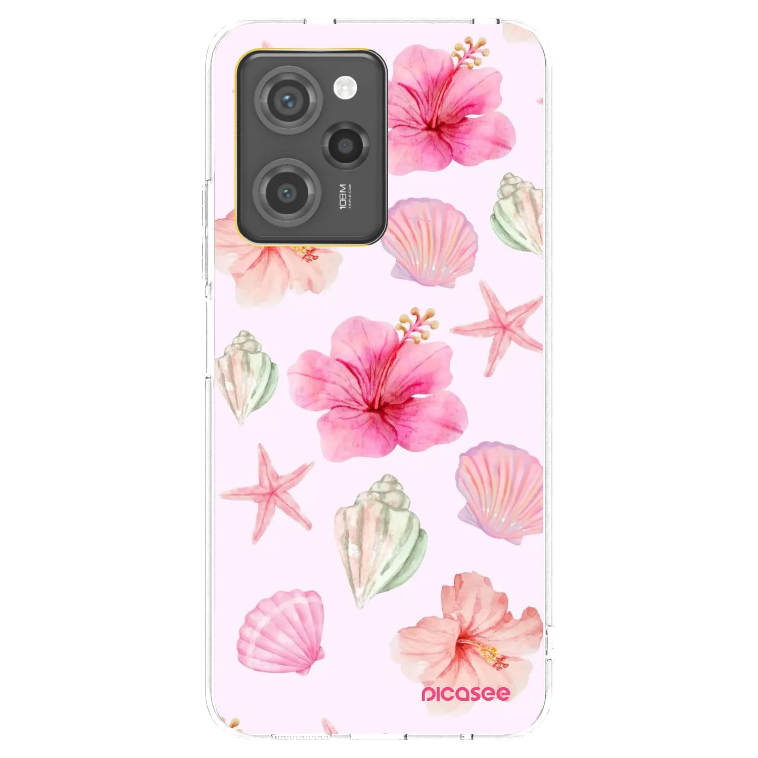 Picasee husă transparentă din silicon pentru Xiaomi Poco X5 Pro - Blush Lagoon
