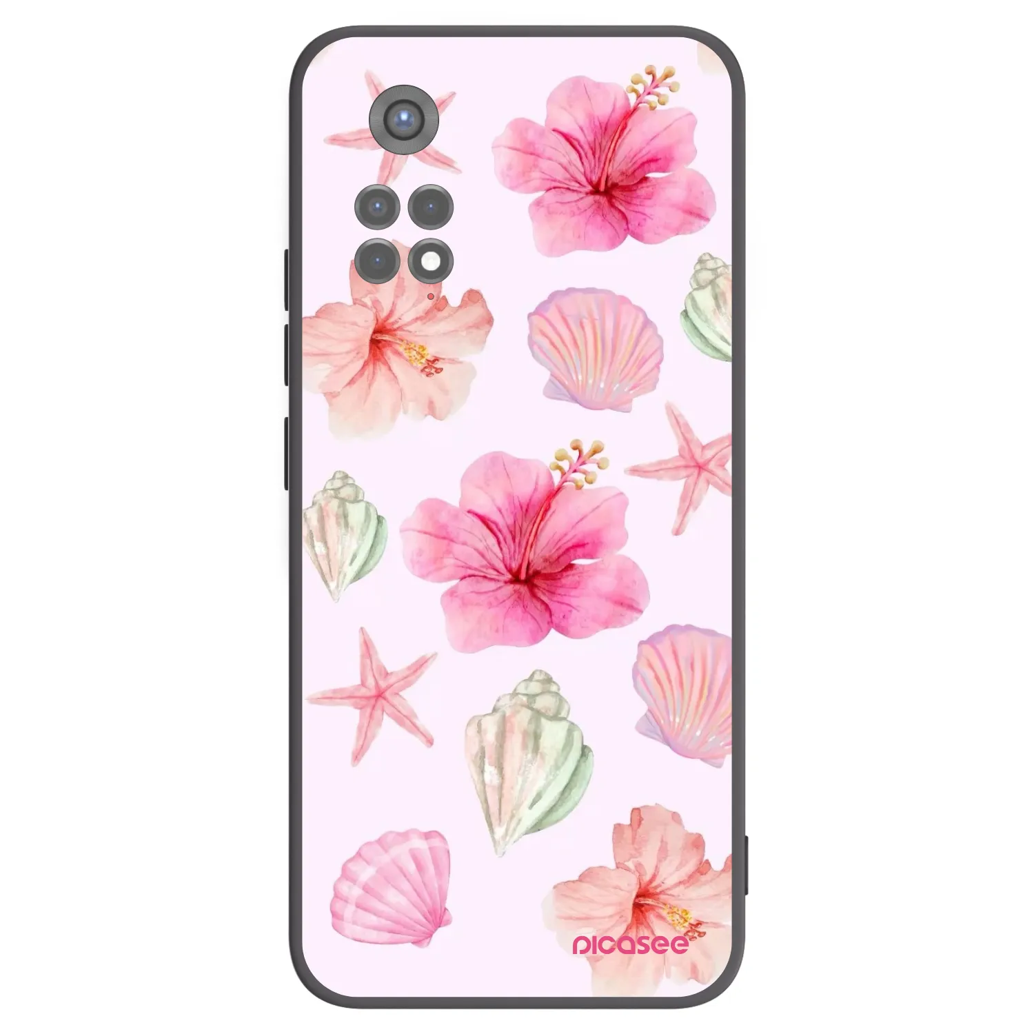 Picasee husă neagră din silicon pentru Xiaomi Redmi Note 11S 5G - Blush Lagoon