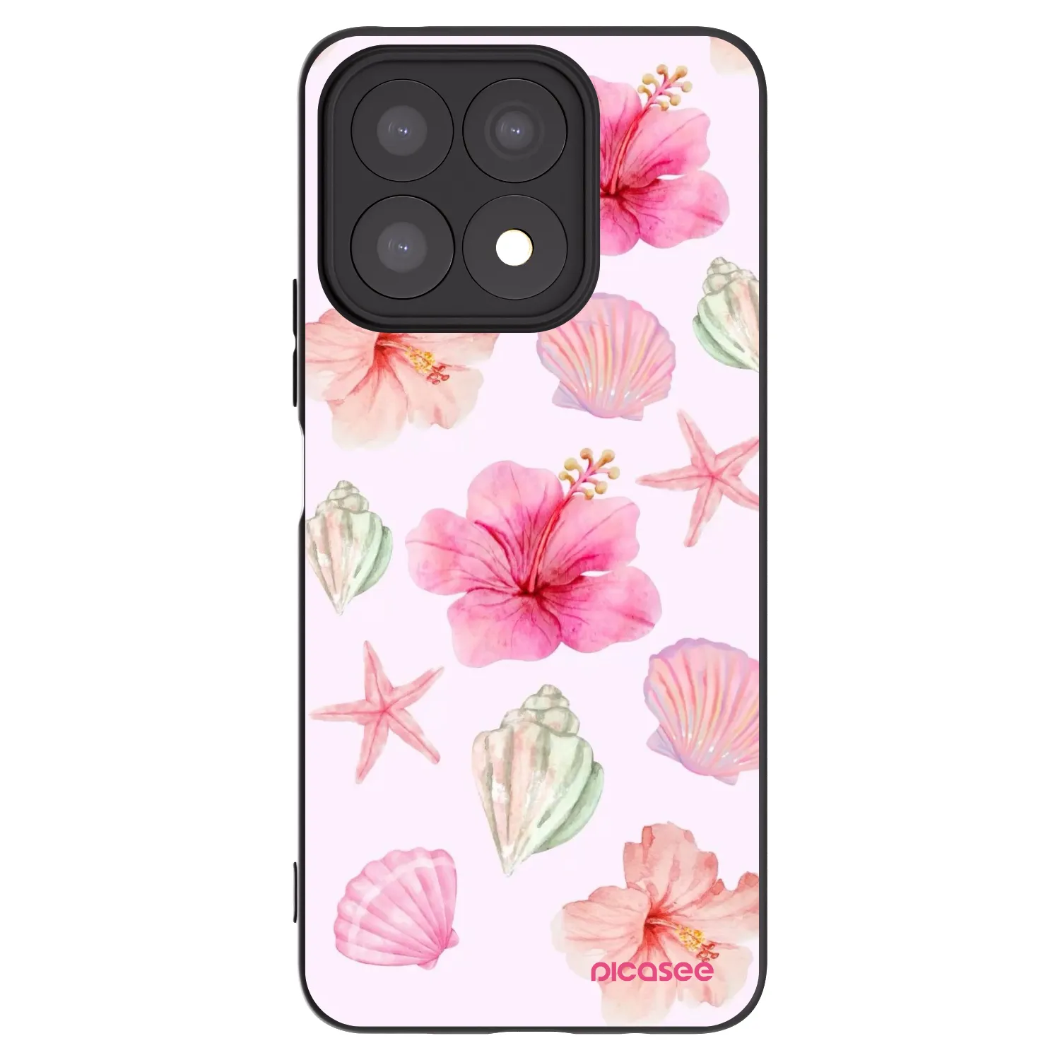 Picasee husă neagră din silicon pentru Honor X8a - Blush Lagoon