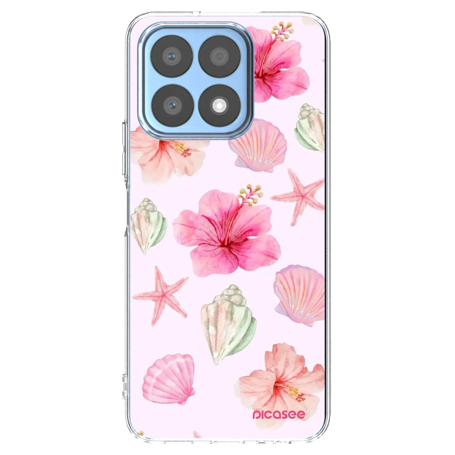 Picasee husă transparentă din silicon pentru Honor X8a - Blush Lagoon