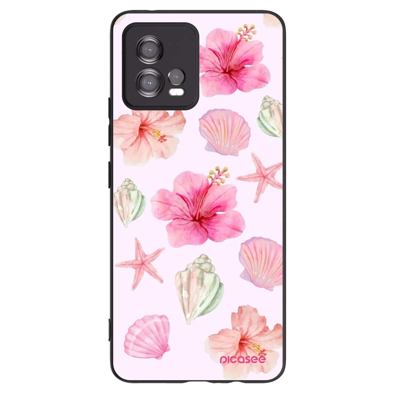Picasee husă neagră din silicon pentru Motorola Moto G72 - Blush Lagoon
