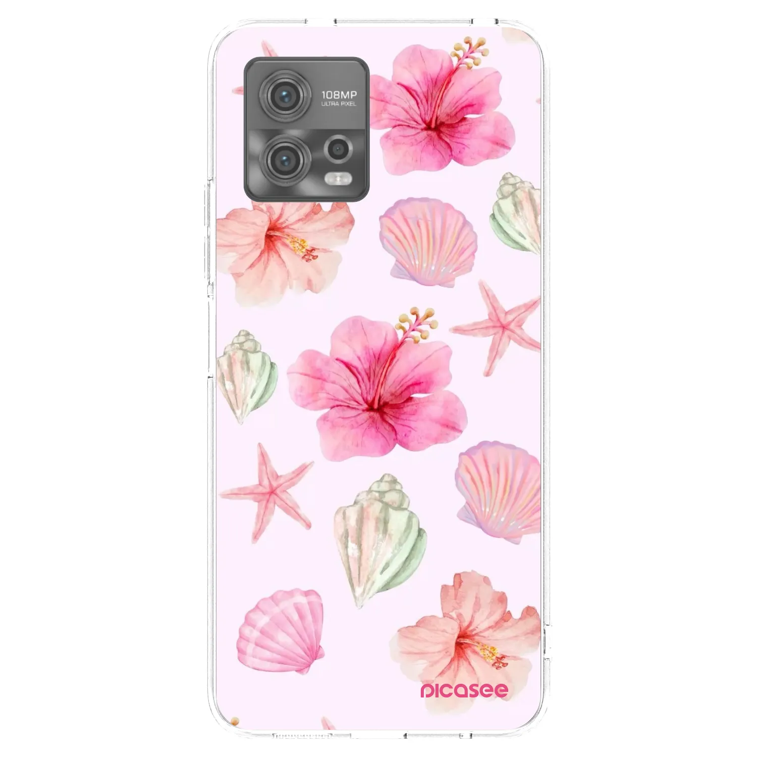 Picasee husă transparentă din silicon pentru Motorola Moto G72 - Blush Lagoon
