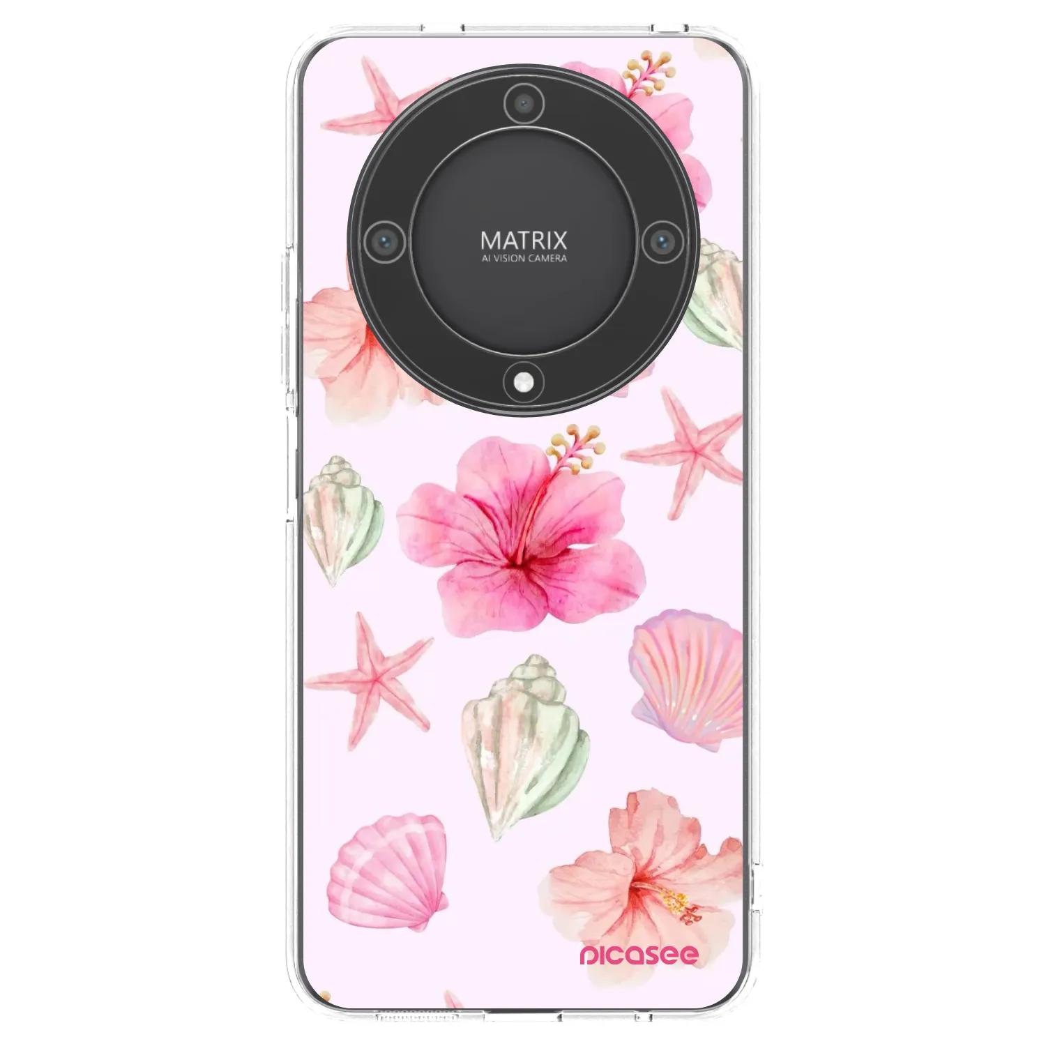 Picasee husă transparentă din silicon pentru Honor Magic5 Lite 5G - Blush Lagoon