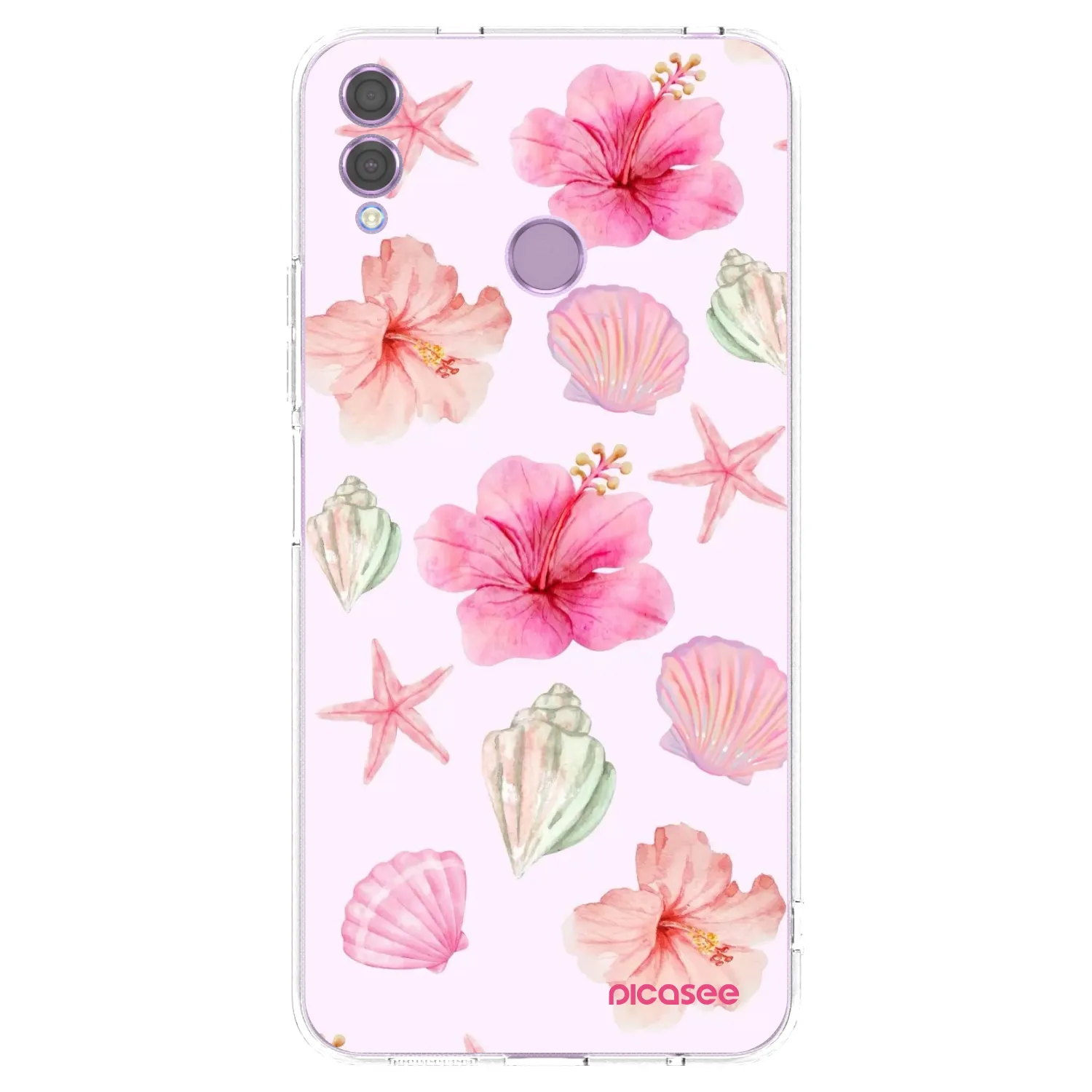 Picasee husă transparentă din silicon pentru Honor 8X - Blush Lagoon