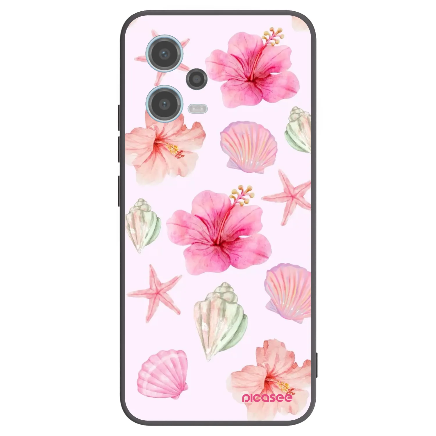 Picasee husă neagră din silicon pentru Xiaomi Redmi Note 12 5G - Blush Lagoon