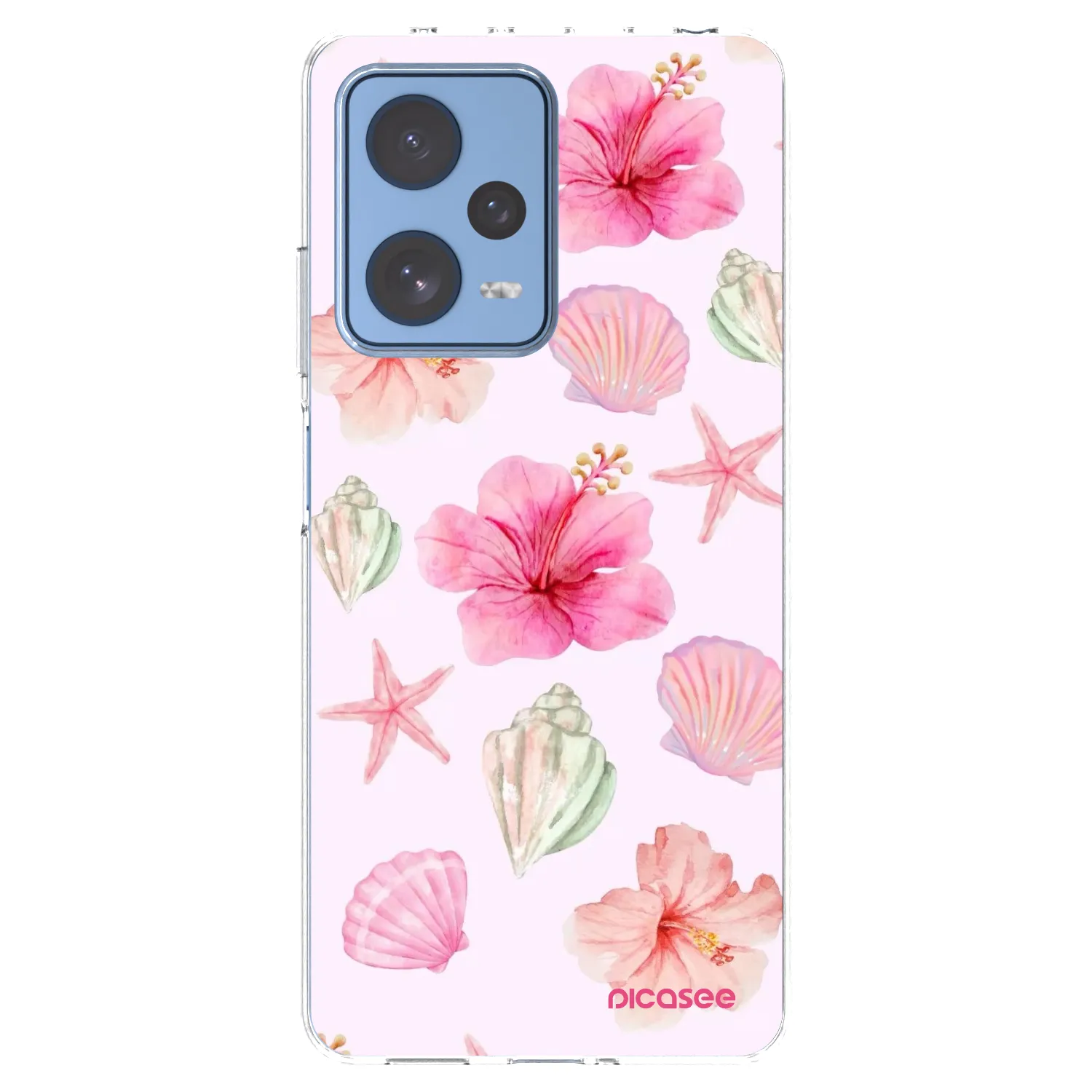 Picasee husă transparentă din silicon pentru Xiaomi Redmi Note 12 Pro 5G - Blush Lagoon