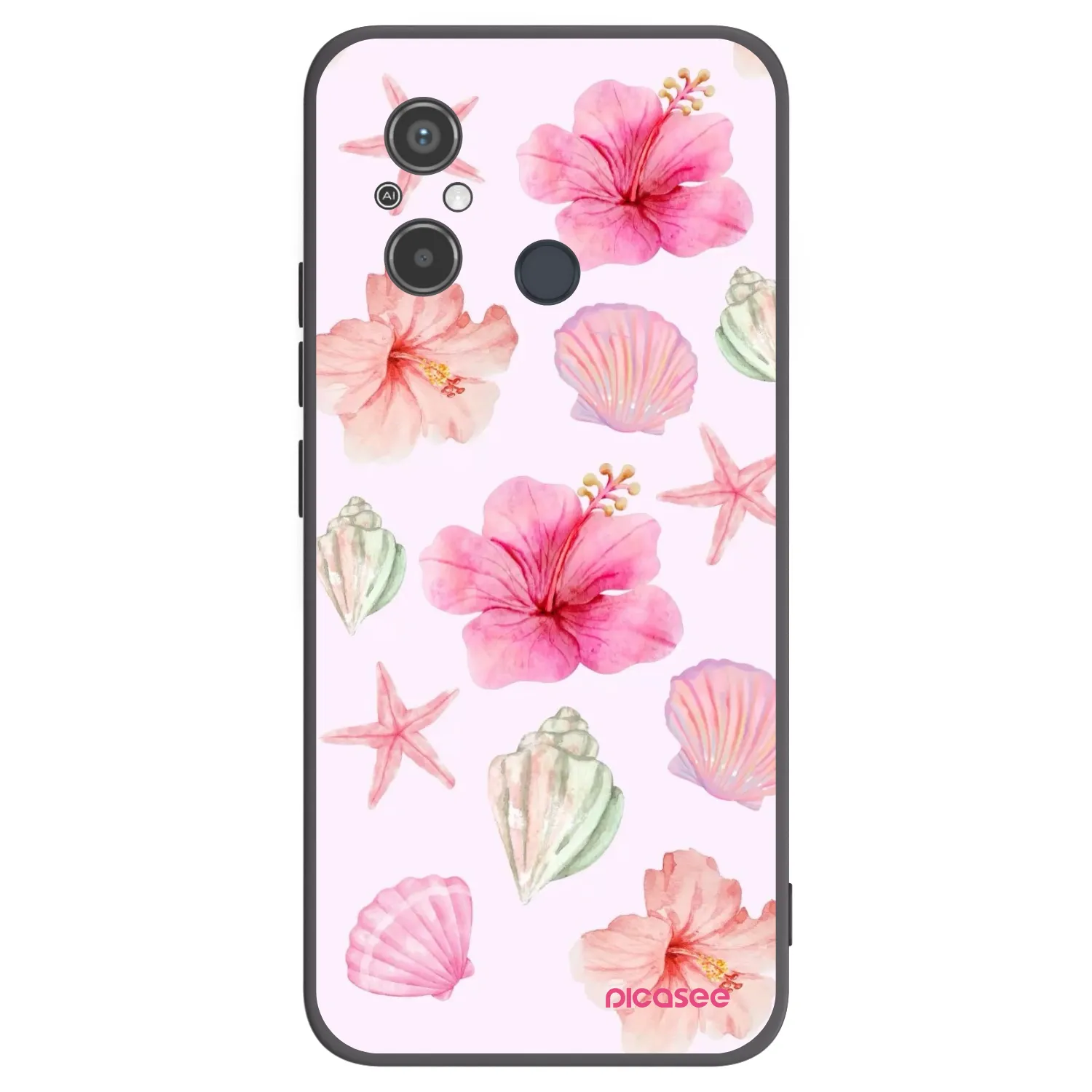 Picasee husă neagră din silicon pentru Xiaomi Redmi 12C - Blush Lagoon