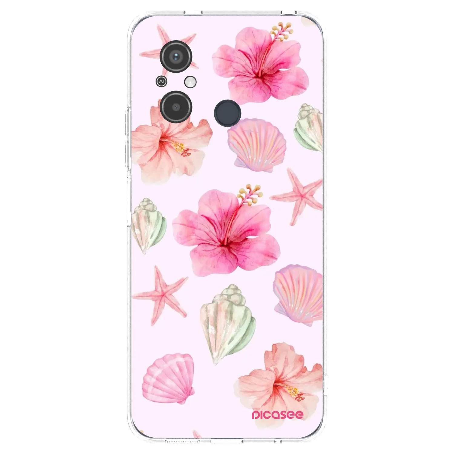 Picasee husă transparentă din silicon pentru Xiaomi Redmi 12C - Blush Lagoon