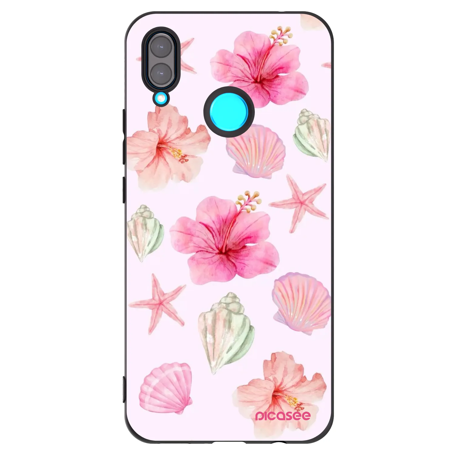Picasee husă neagră din silicon pentru Huawei Nova 3 - Blush Lagoon