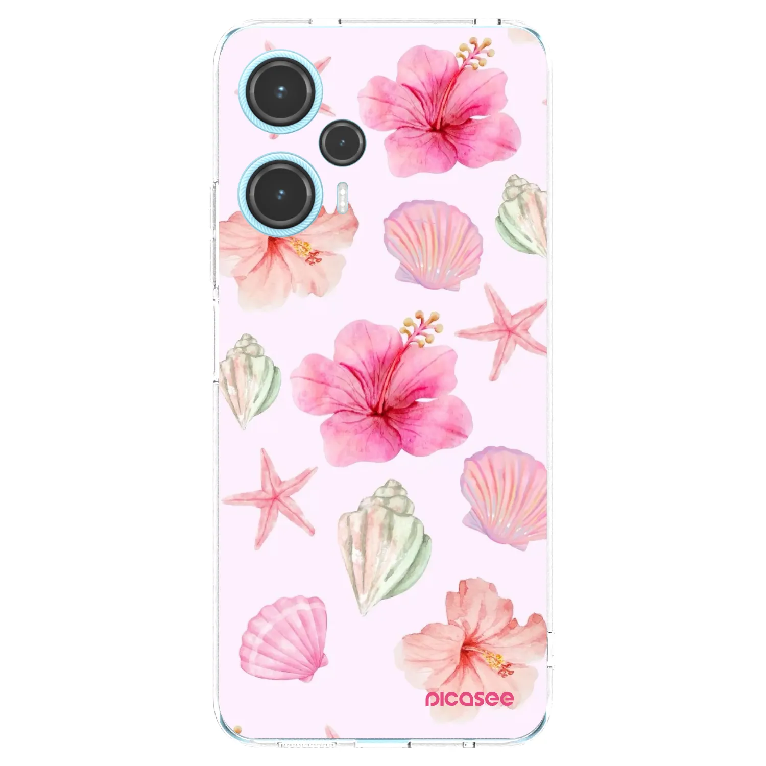Picasee husă transparentă din silicon pentru Xiaomi Poco F5 - Blush Lagoon