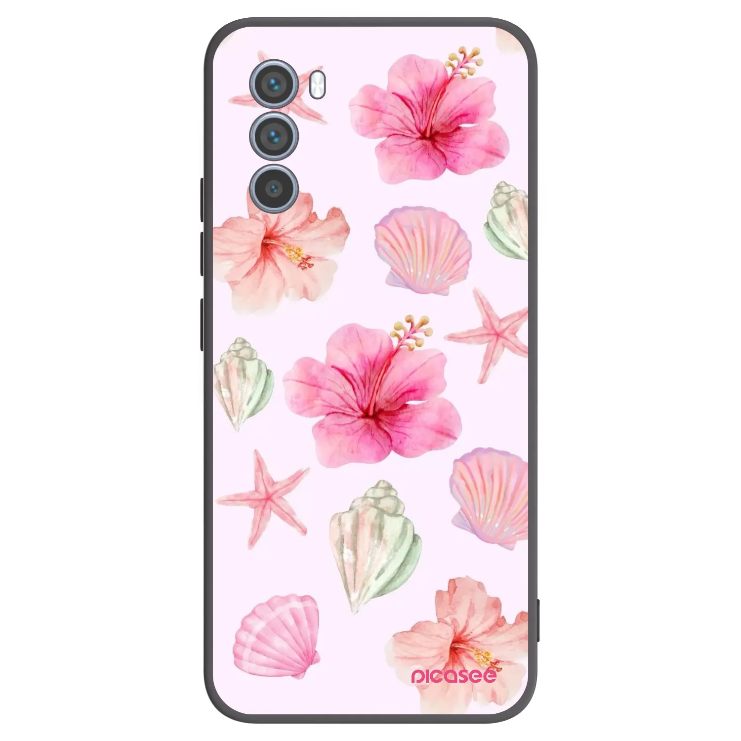 Picasee husă neagră din silicon pentru Motorola Moto G62 - Blush Lagoon