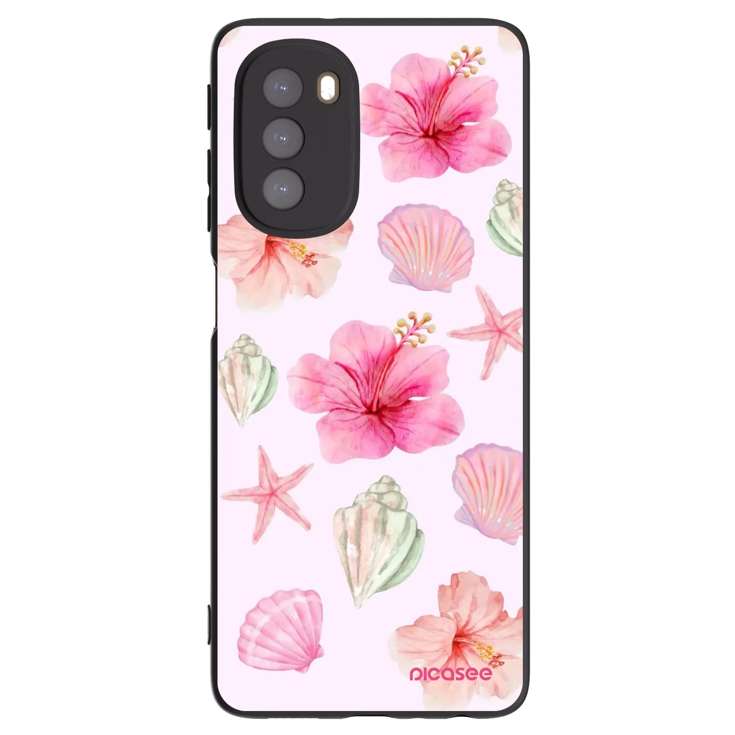Picasee husă neagră din silicon pentru Motorola Moto G51 - Blush Lagoon