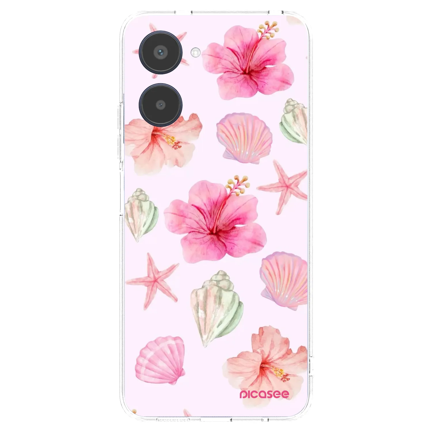 Picasee husă transparentă din silicon pentru Realme 10 4G - Blush Lagoon
