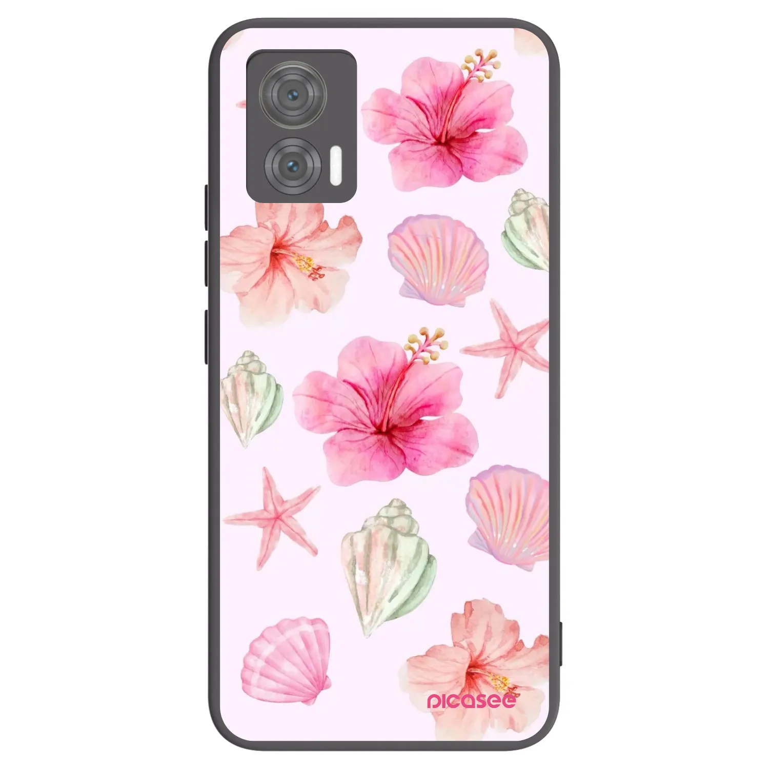 Picasee husă neagră din silicon pentru Motorola Edge 30 Neo - Blush Lagoon