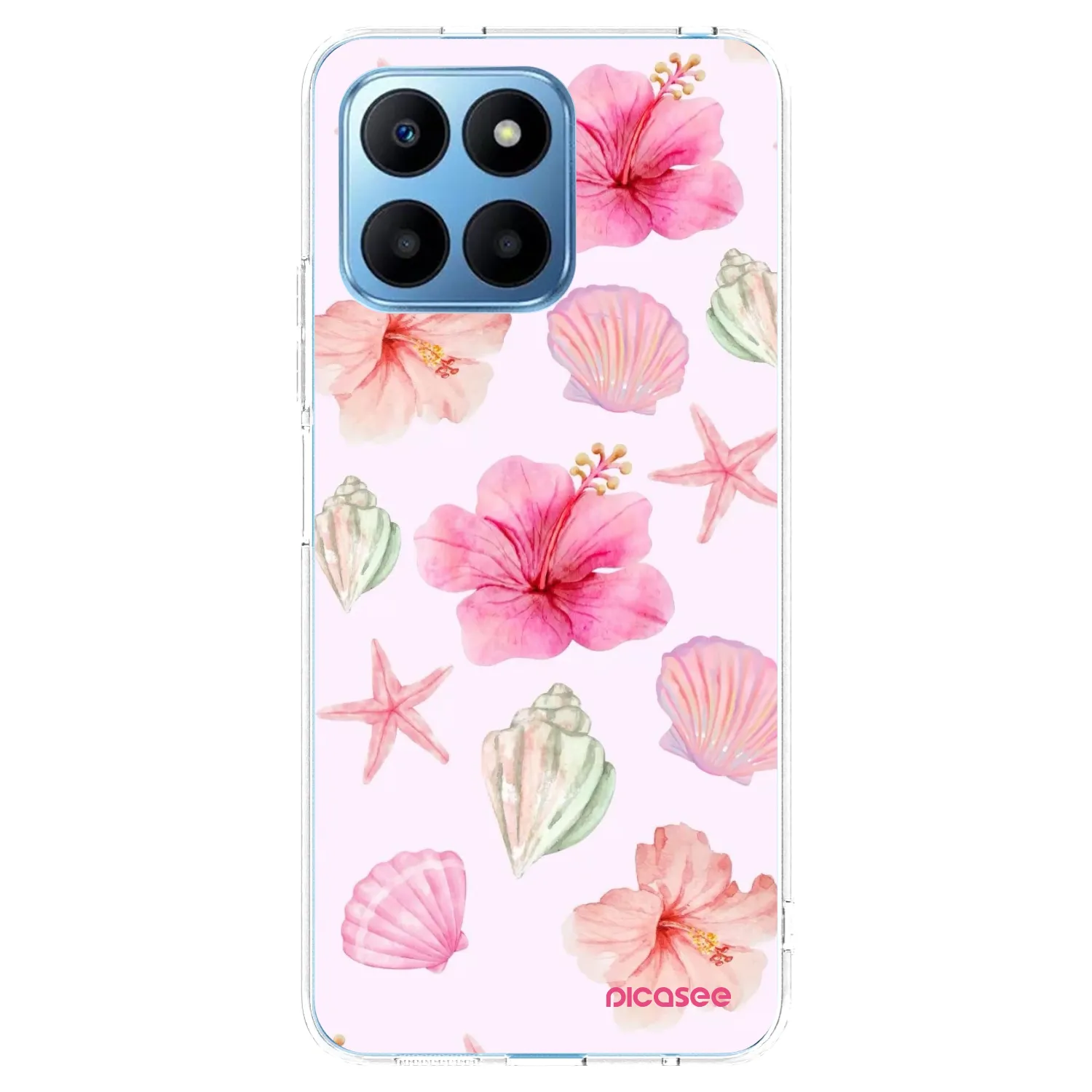 Picasee husă transparentă din silicon pentru Honor 70 Lite - Blush Lagoon