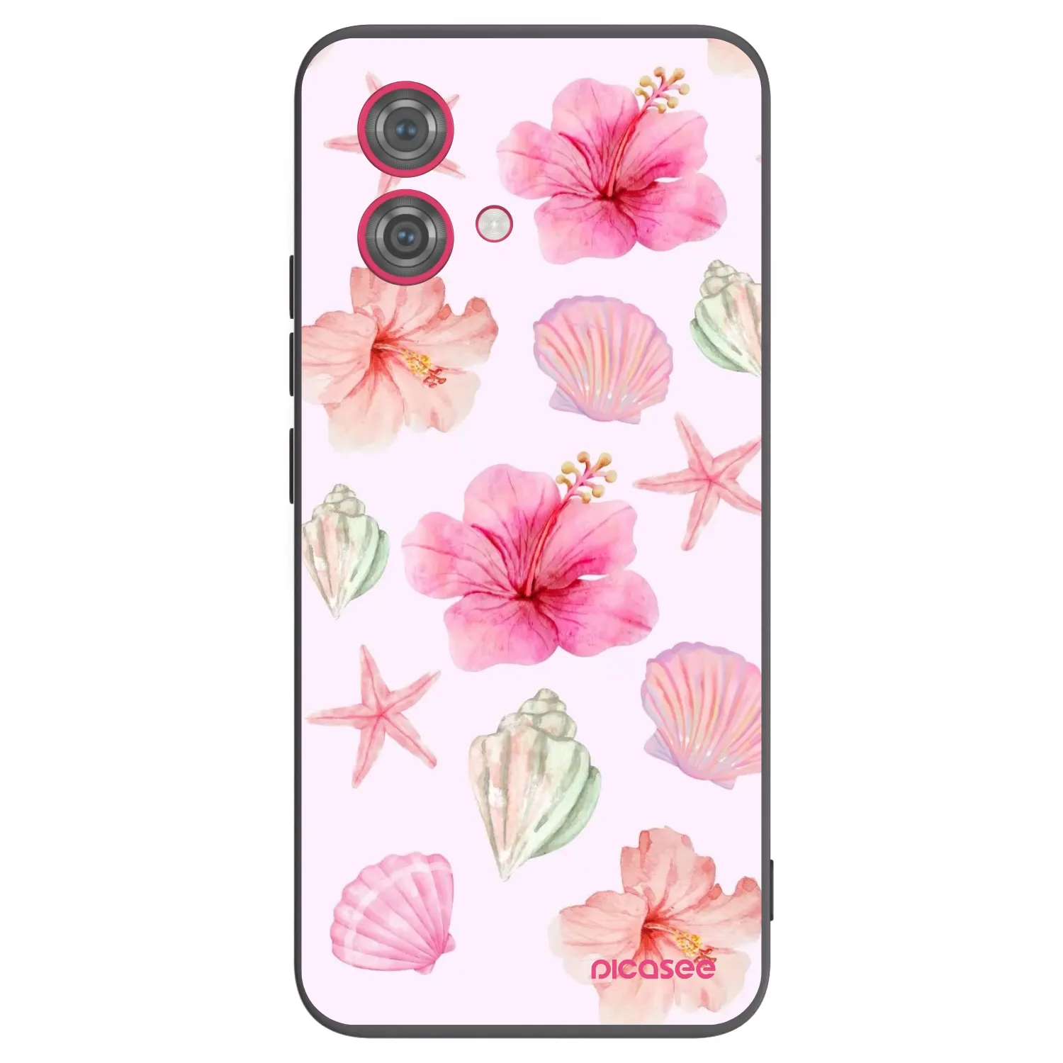 Picasee husă neagră din silicon pentru Motorola Moto G84 5G - Blush Lagoon