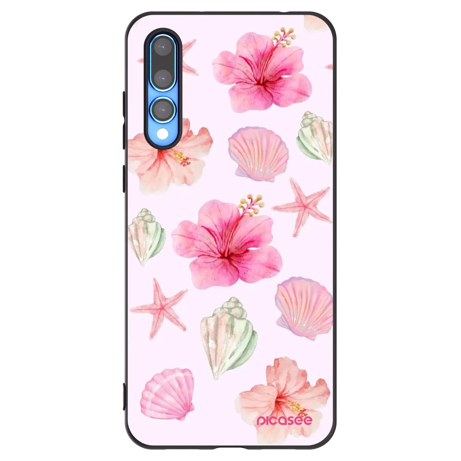 Picasee husă neagră din silicon pentru Huawei P20 Pro - Blush Lagoon