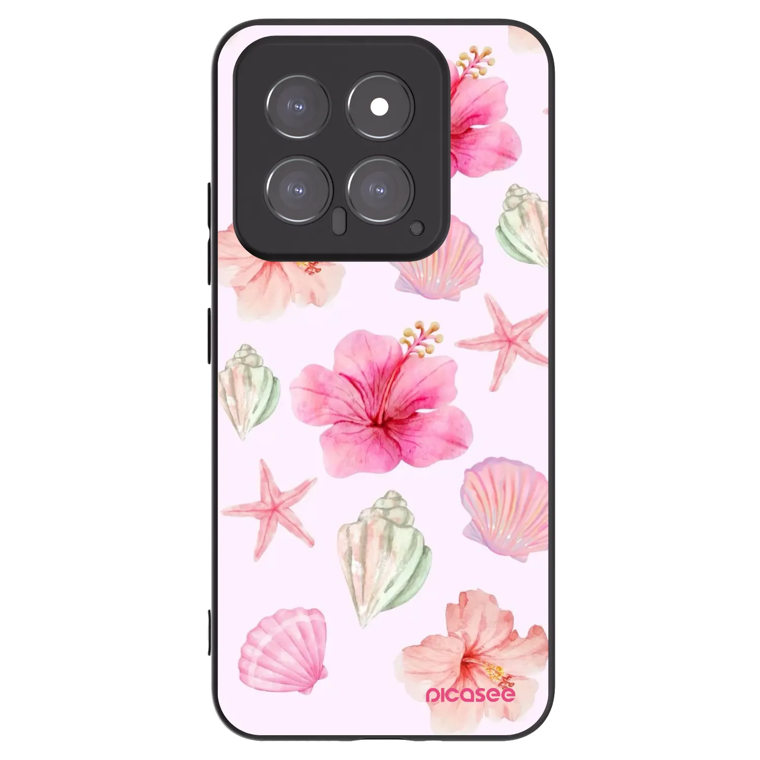 Picasee husă neagră din silicon pentru Xiaomi 14 - Blush Lagoon