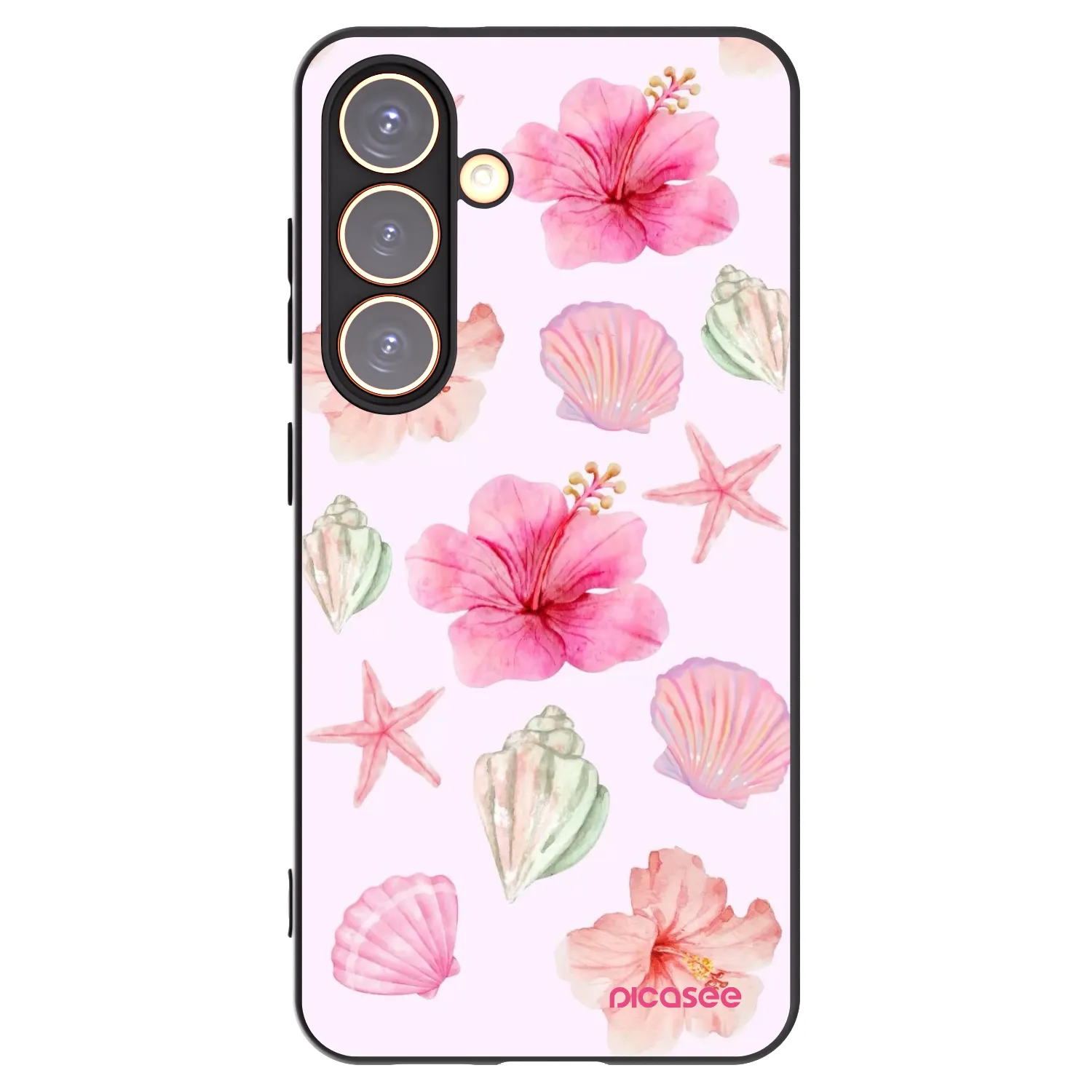 Picasee husă neagră din silicon pentru Samsung Galaxy S24 S921B 5G - Blush Lagoon