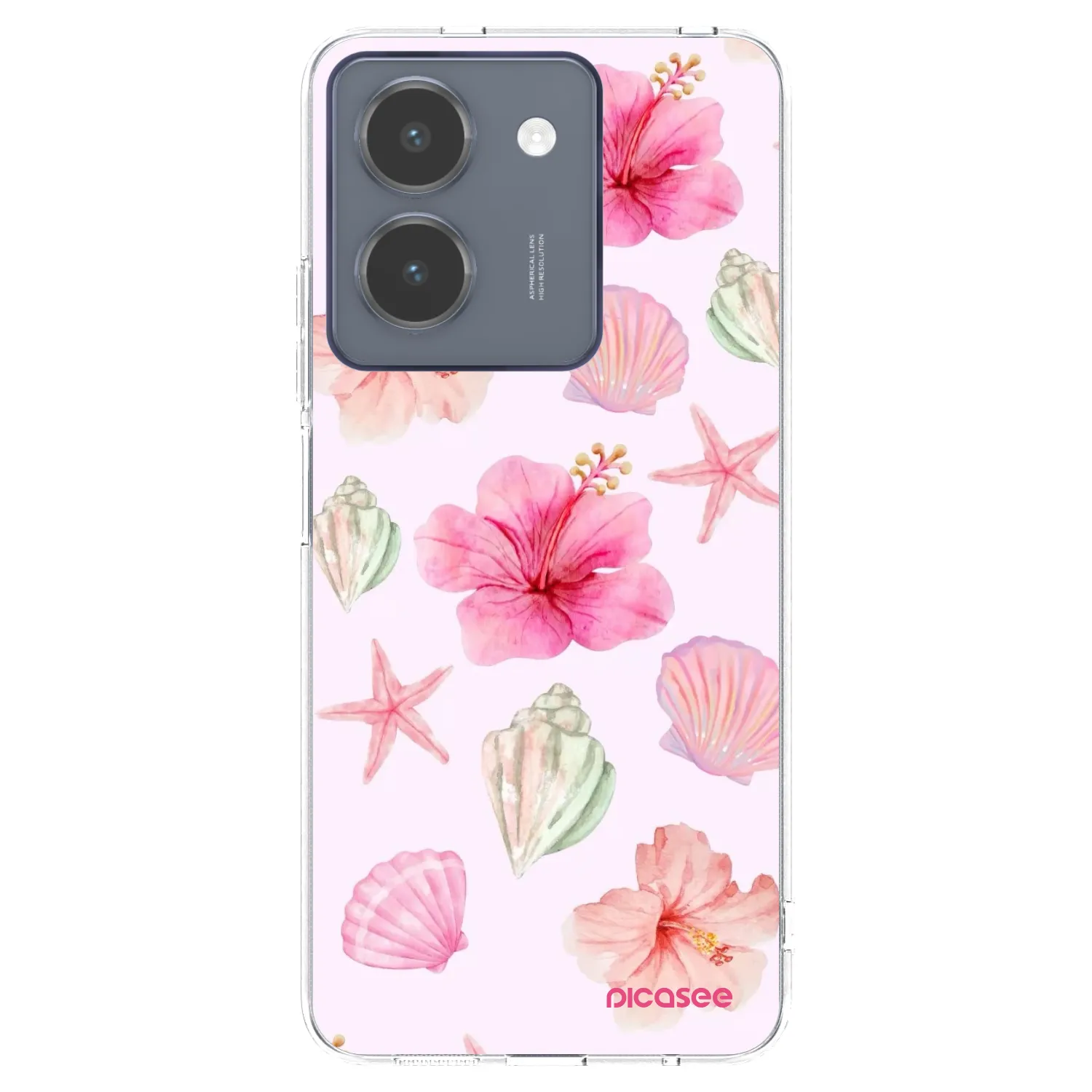 Picasee husă transparentă din silicon pentru Vivo Y36 4G - Blush Lagoon