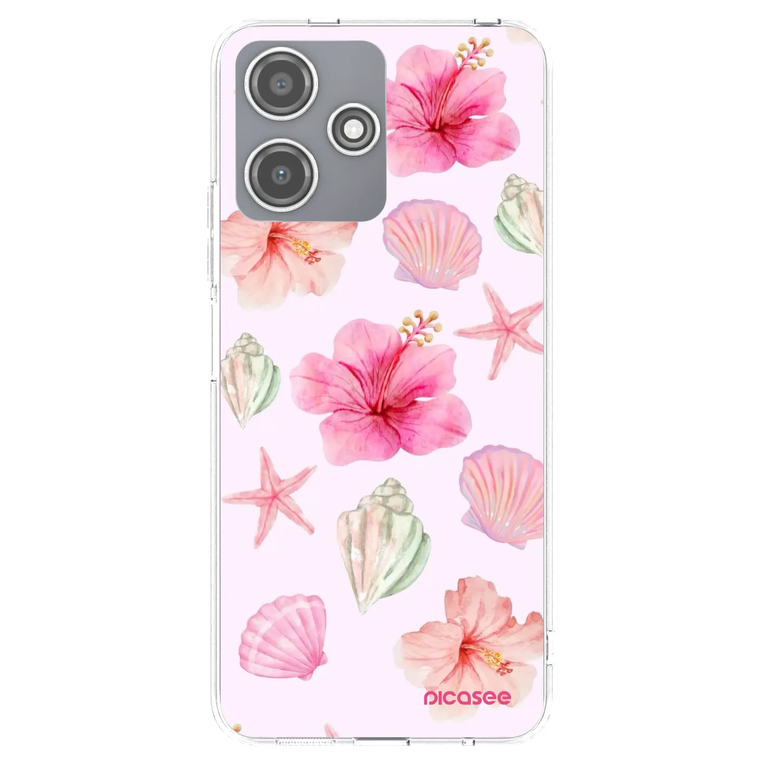 Picasee husă transparentă din silicon pentru Xiaomi Redmi 12 5G - Blush Lagoon