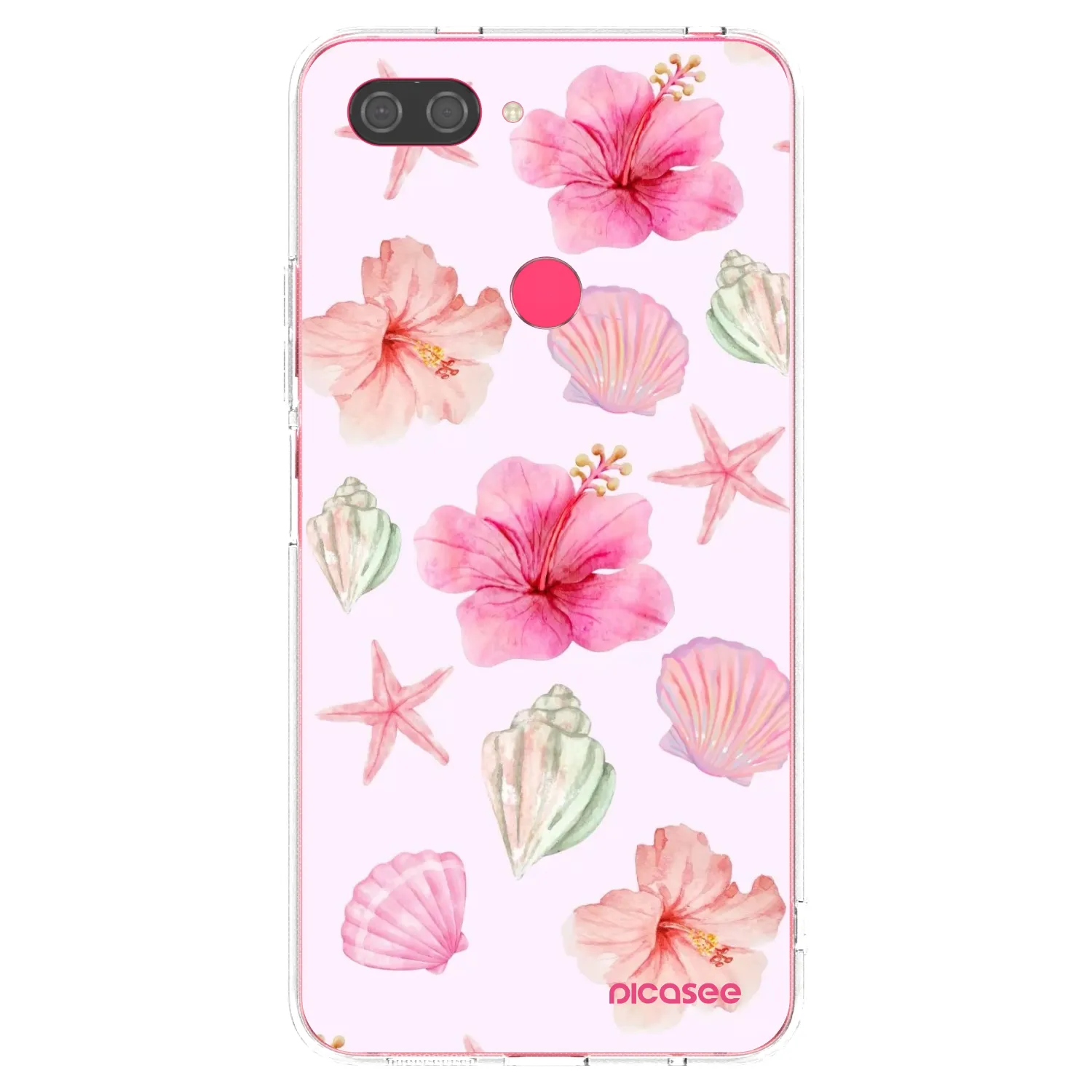Picasee husă transparentă din silicon pentru Xiaomi Mi 8 Lite - Blush Lagoon