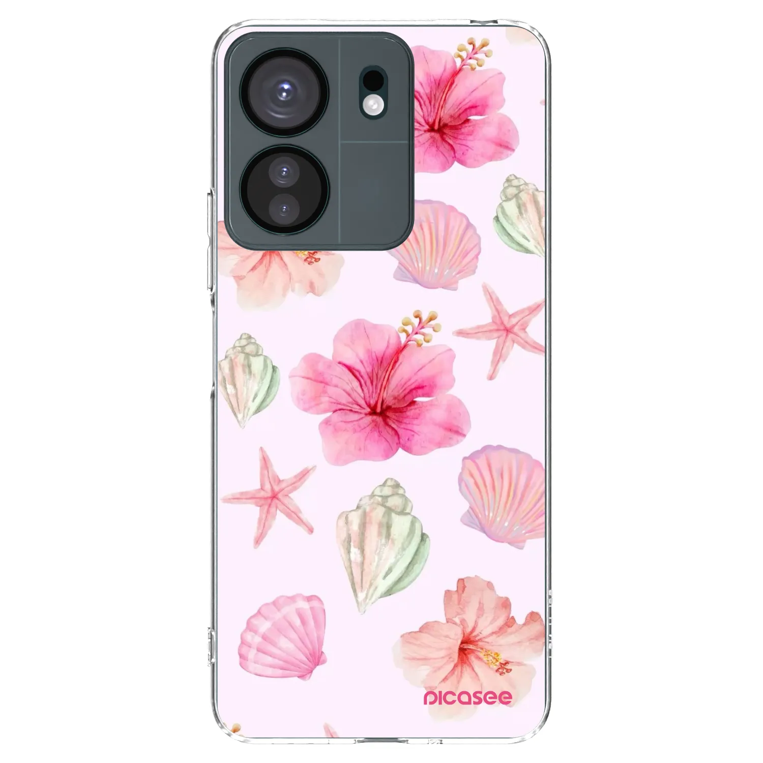 Picasee husă transparentă din silicon pentru Xiaomi Redmi 13C 4G - Blush Lagoon