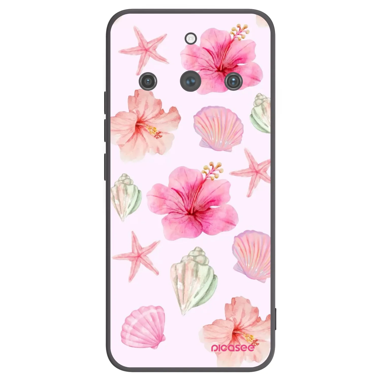 Picasee husă neagră din silicon pentru Realme 11 Pro+ - Blush Lagoon