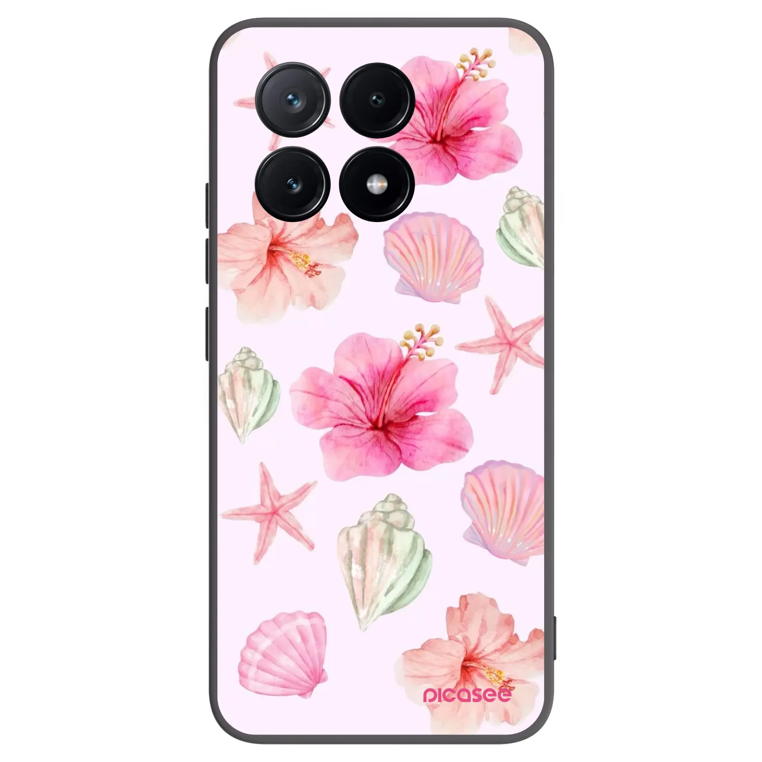 Picasee husă neagră din silicon pentru Xiaomi Poco X6 Pro - Blush Lagoon