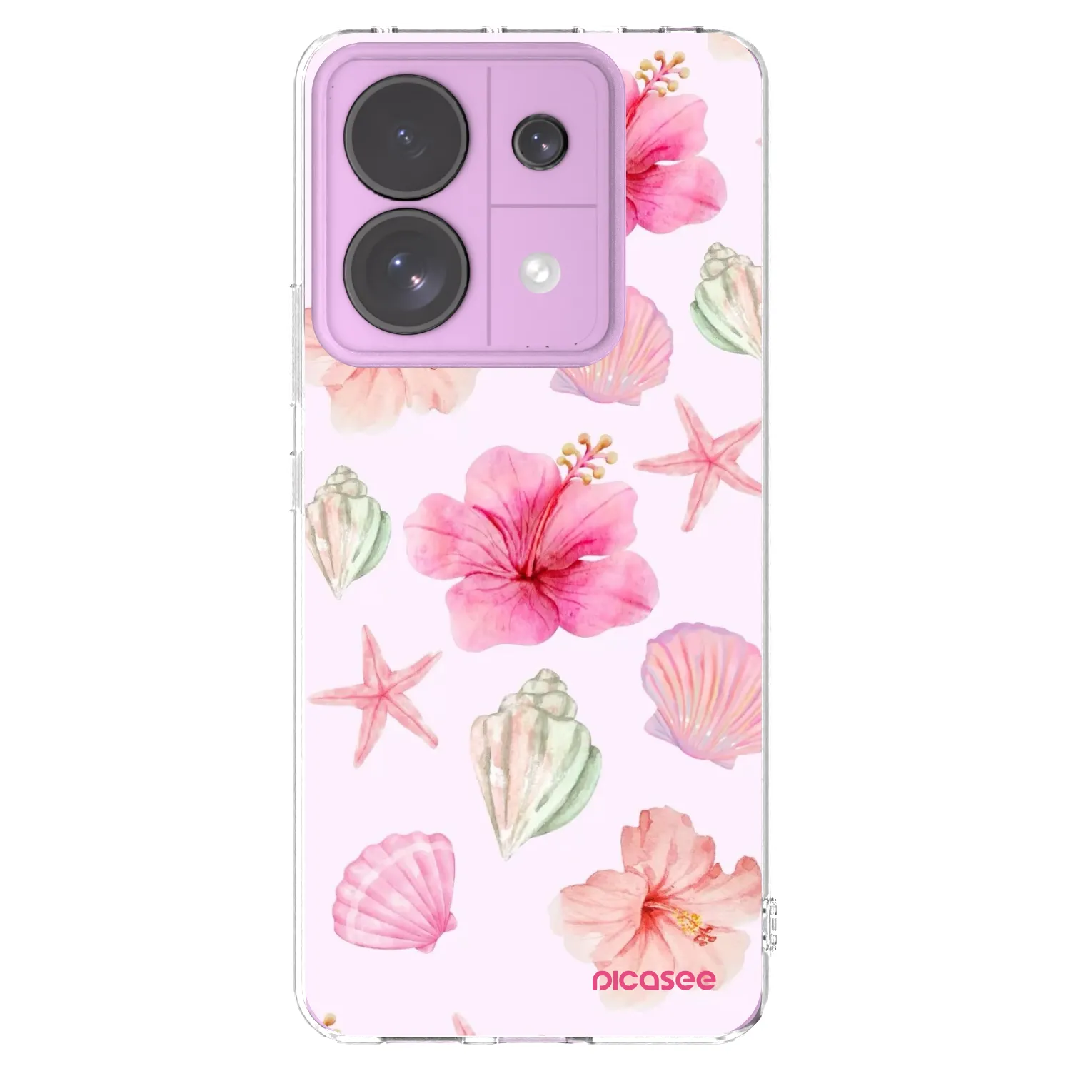 Picasee husă transparentă din silicon pentru Xiaomi Redmi Note 13 Pro 5G - Blush Lagoon